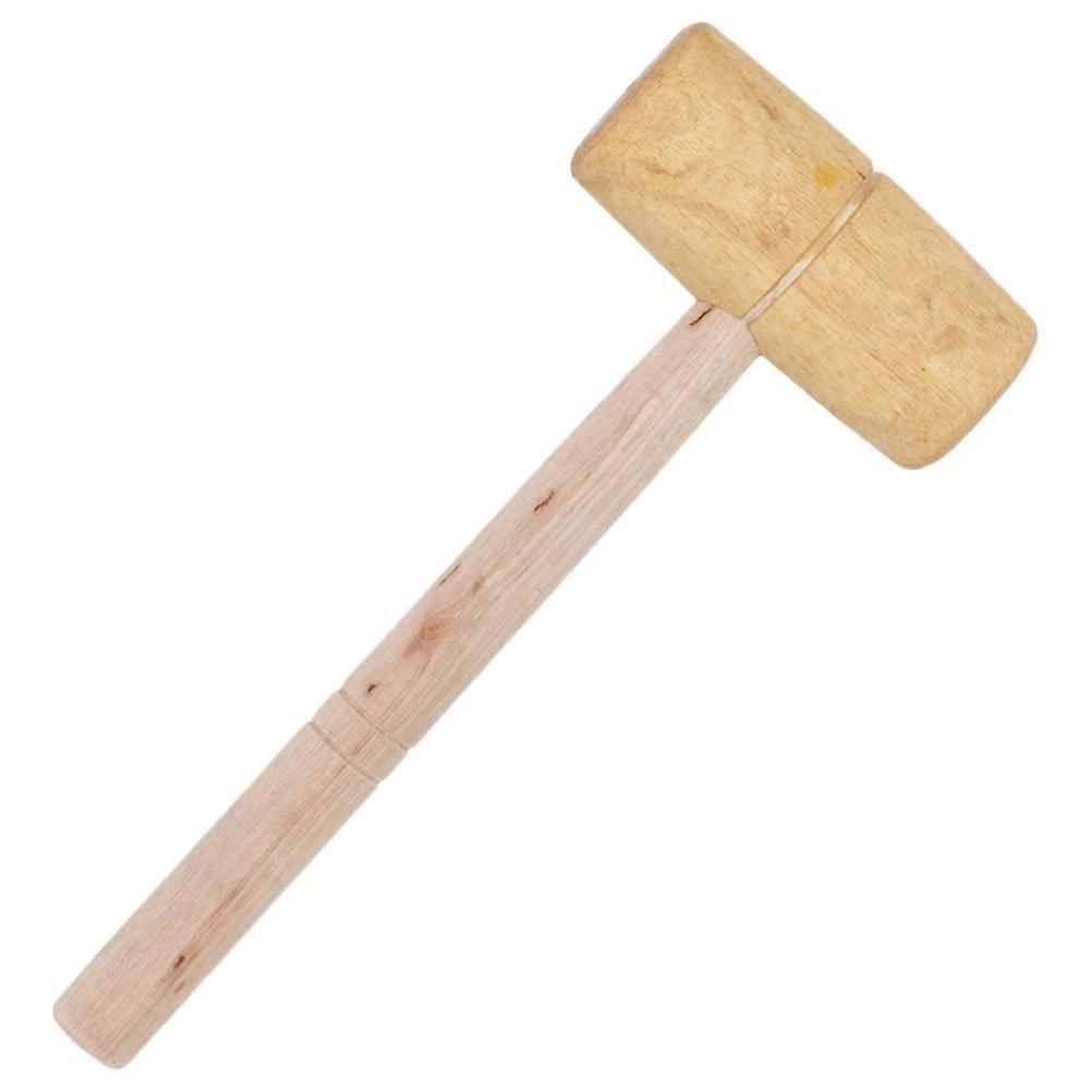 Wooden Mallet Wood Hammer for Leathercraft Use 2Pcs Durable Hand Tool