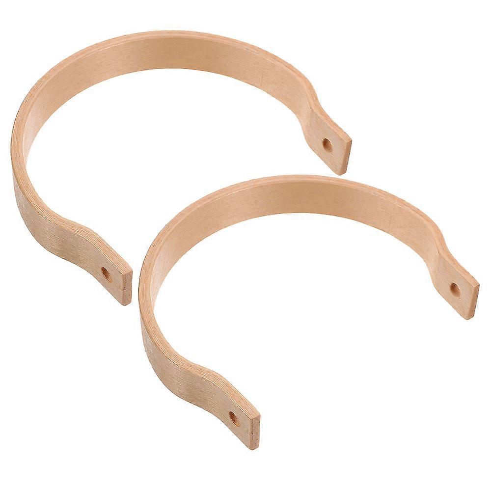 Household Kettle Handle Solid Wood Teapot Handle With Copper Sleeve Anti-Scald Replacement Handle For Tea Kettles Pot Handle For Tea Enthusiasts 2Pcs
