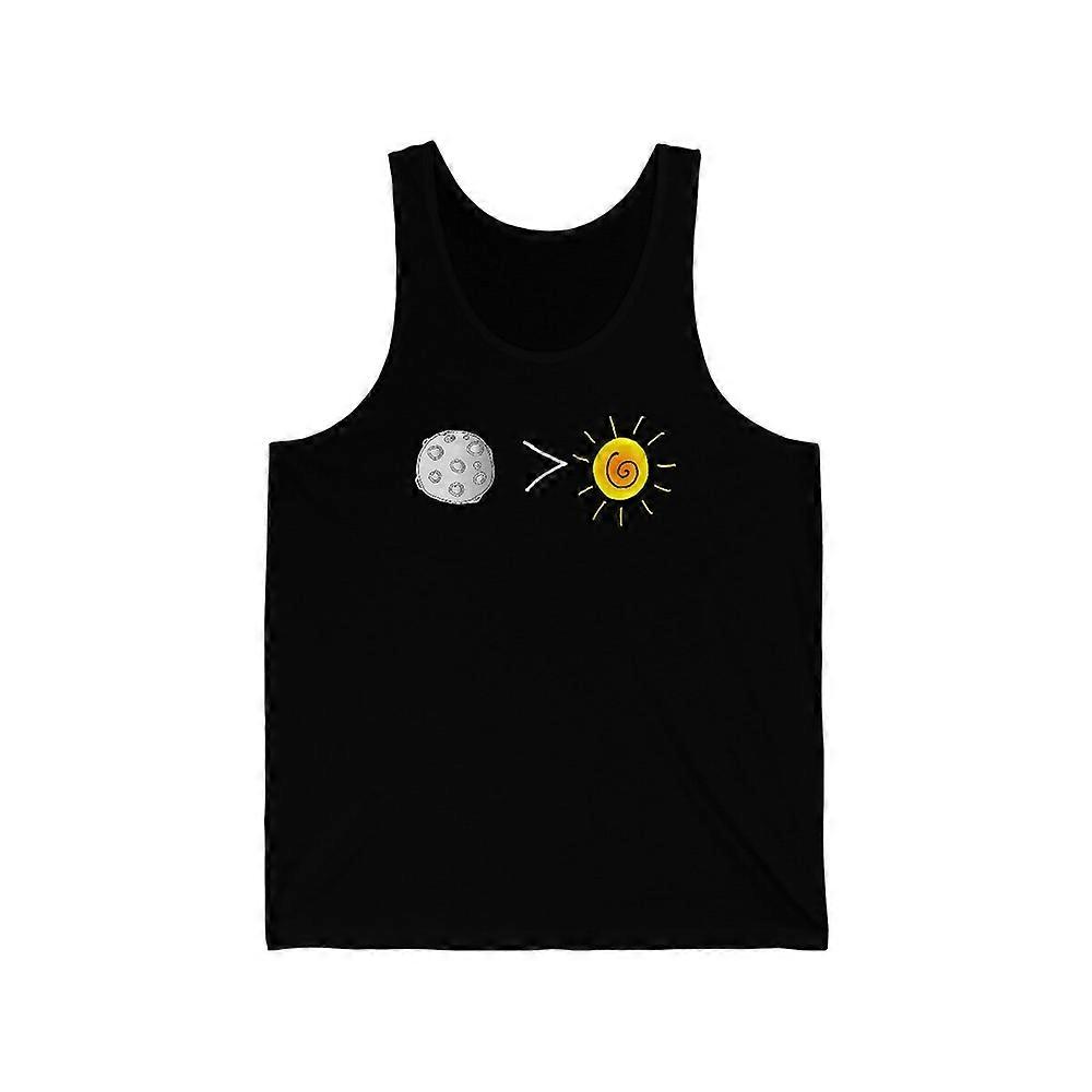 Moon Is Greater Than The Sun Total Solar Eclipse Unisex Tank Top