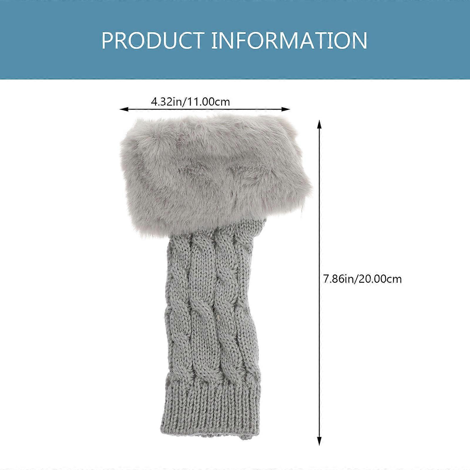 Winter Arm Warmers Supple Arm Sleeves for Hand Protection 1Pair