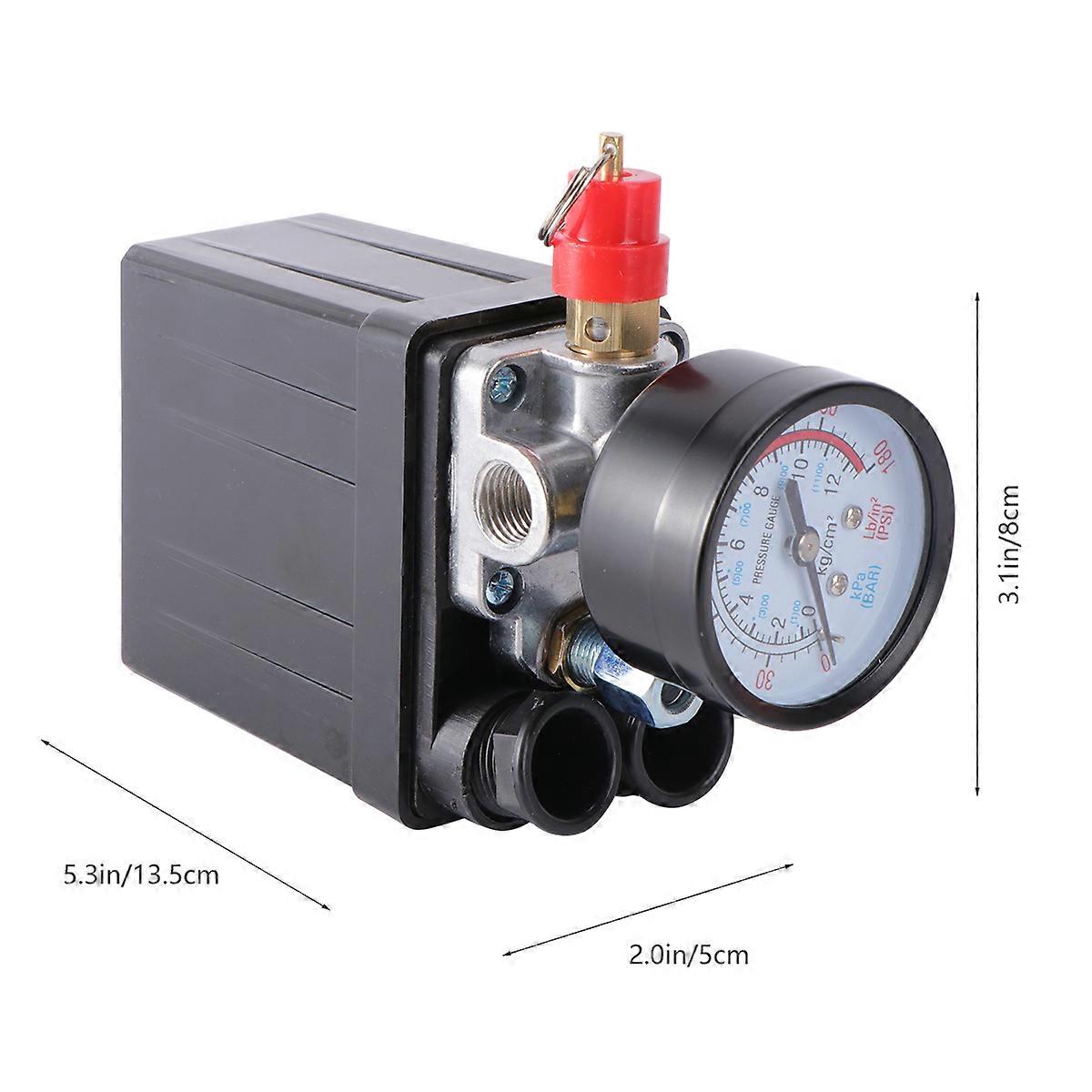 Pressure Control Air Compressor Pressure Switch Accessories for Safety Valve Black