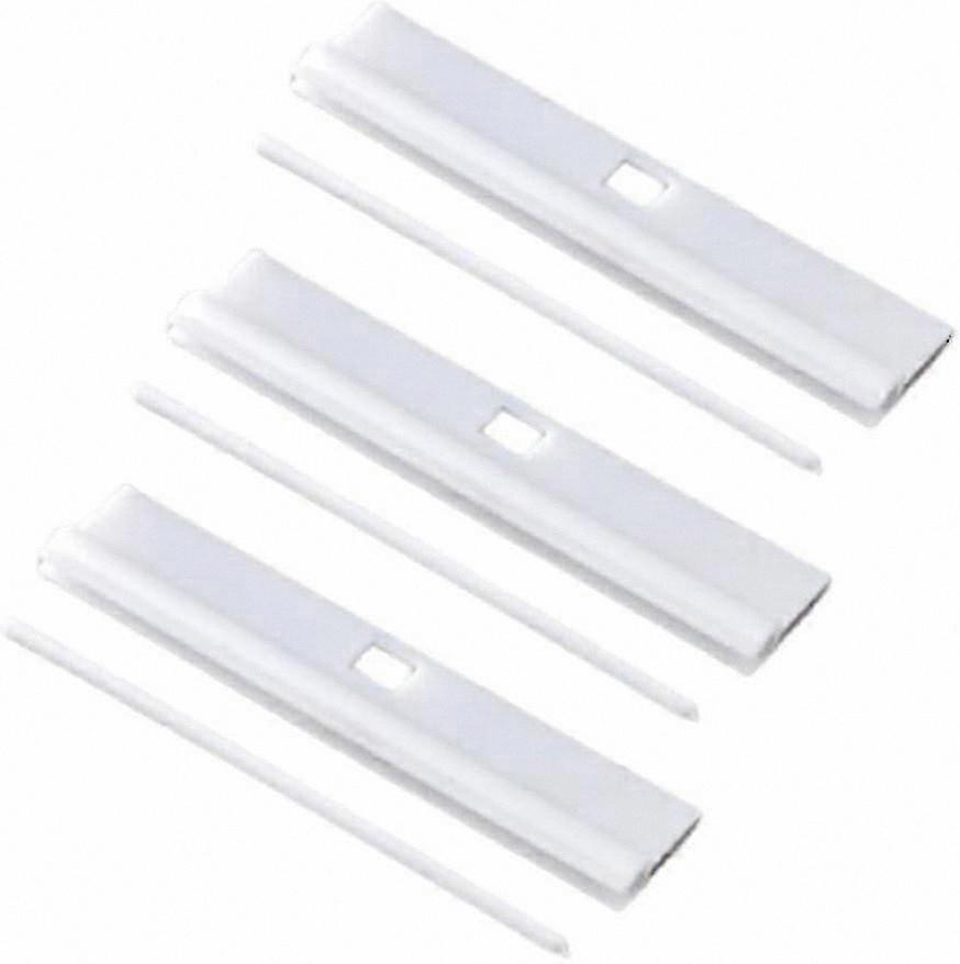 White Adjustable Vertical Blind Hangers for Louvre Slats - 5" (127mm) Replacement Parts, Pack of 20