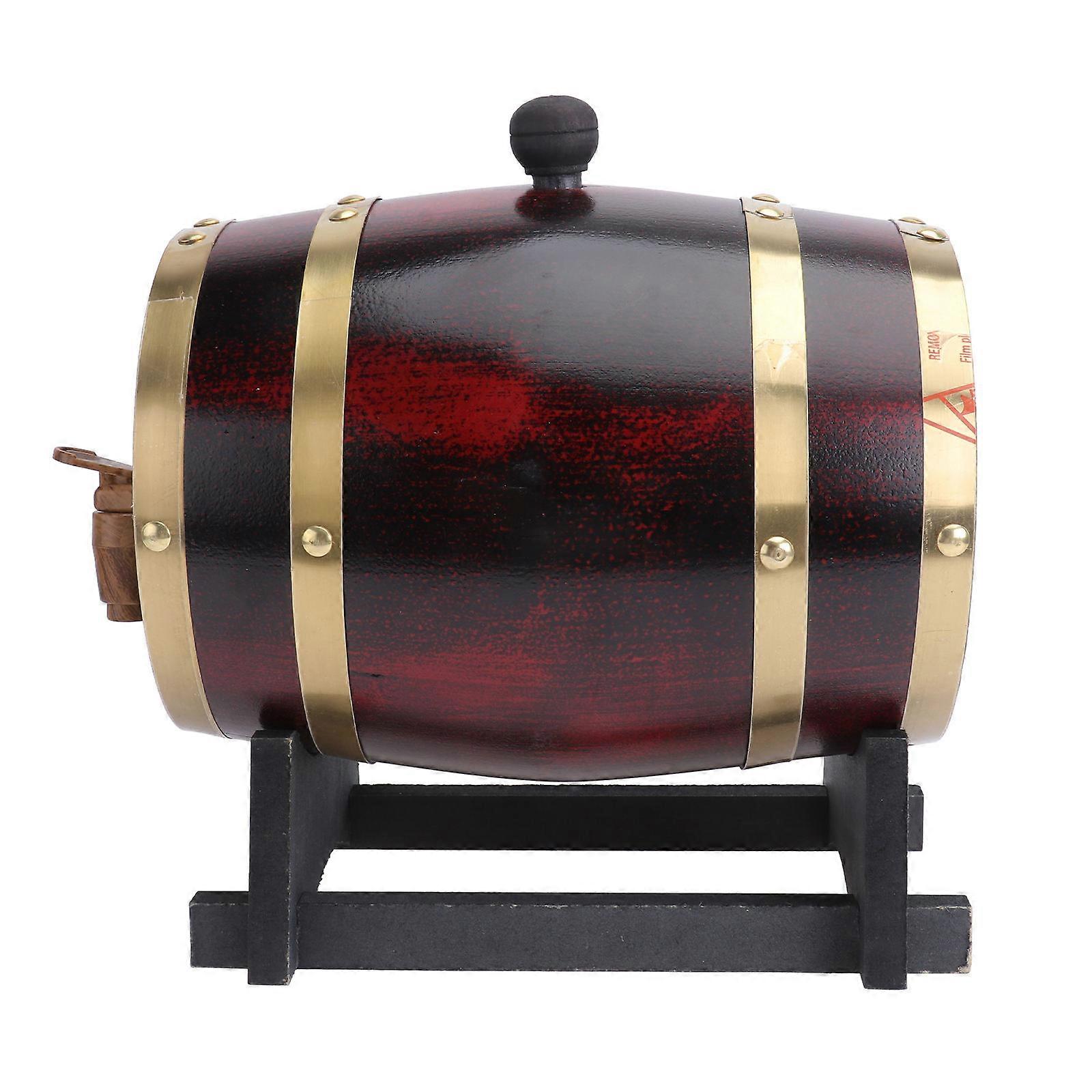 Real Wood Wine Barrel for Storage 1Pcs Red Wine Barrel Set with Faucet
