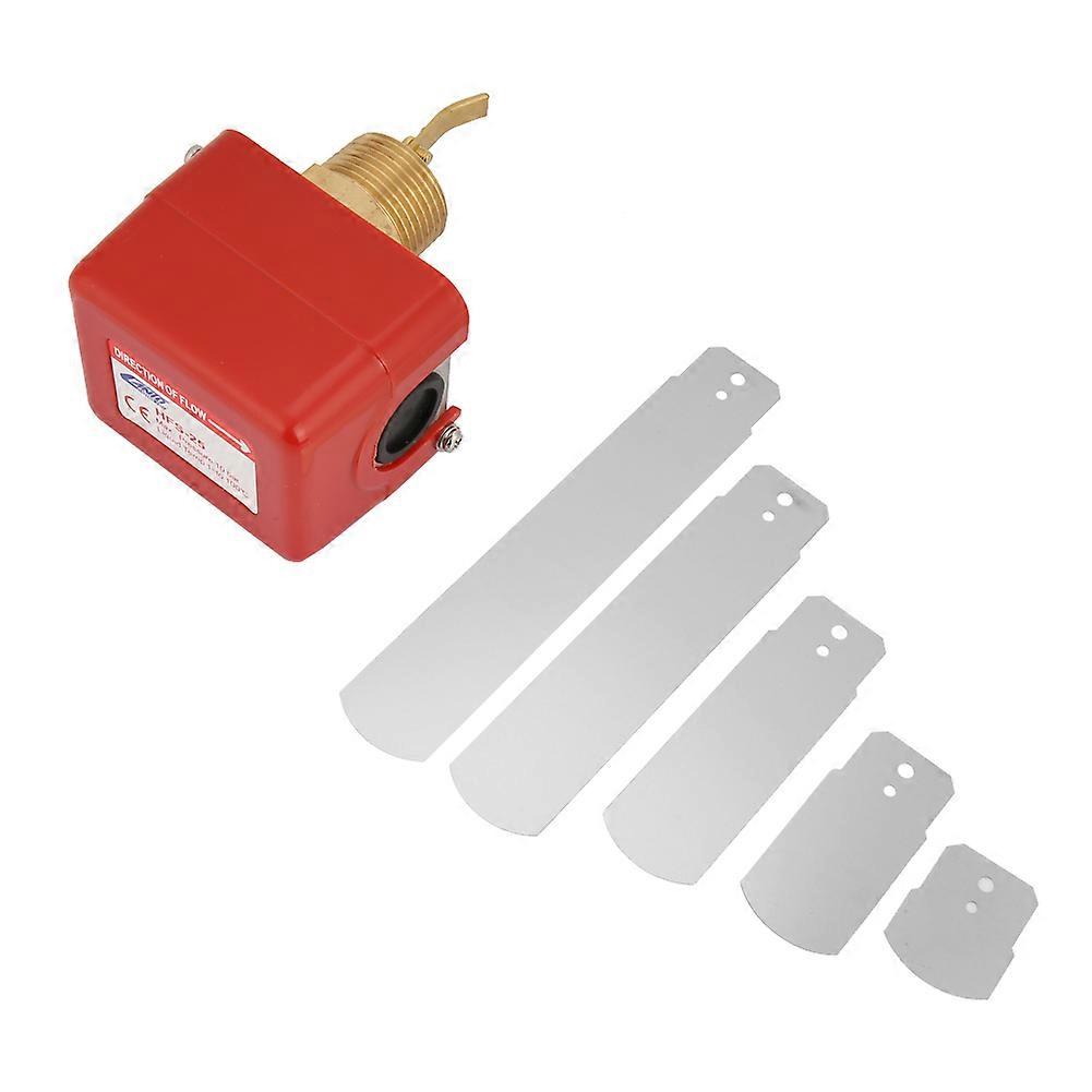 Interrupteur de débit d'eau à palette de 1" en acier inoxydable, type 6-380 V, contacts SPDT 1,0 MPa