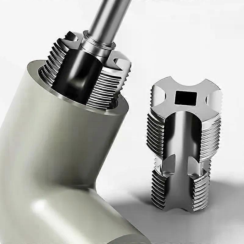 PVC Pipe Threader Kit Pipe Threader Pipe Round Die 3/4 1/2 inch PPR Water Pipe Internal Thread Opener Electric Drill Compatible