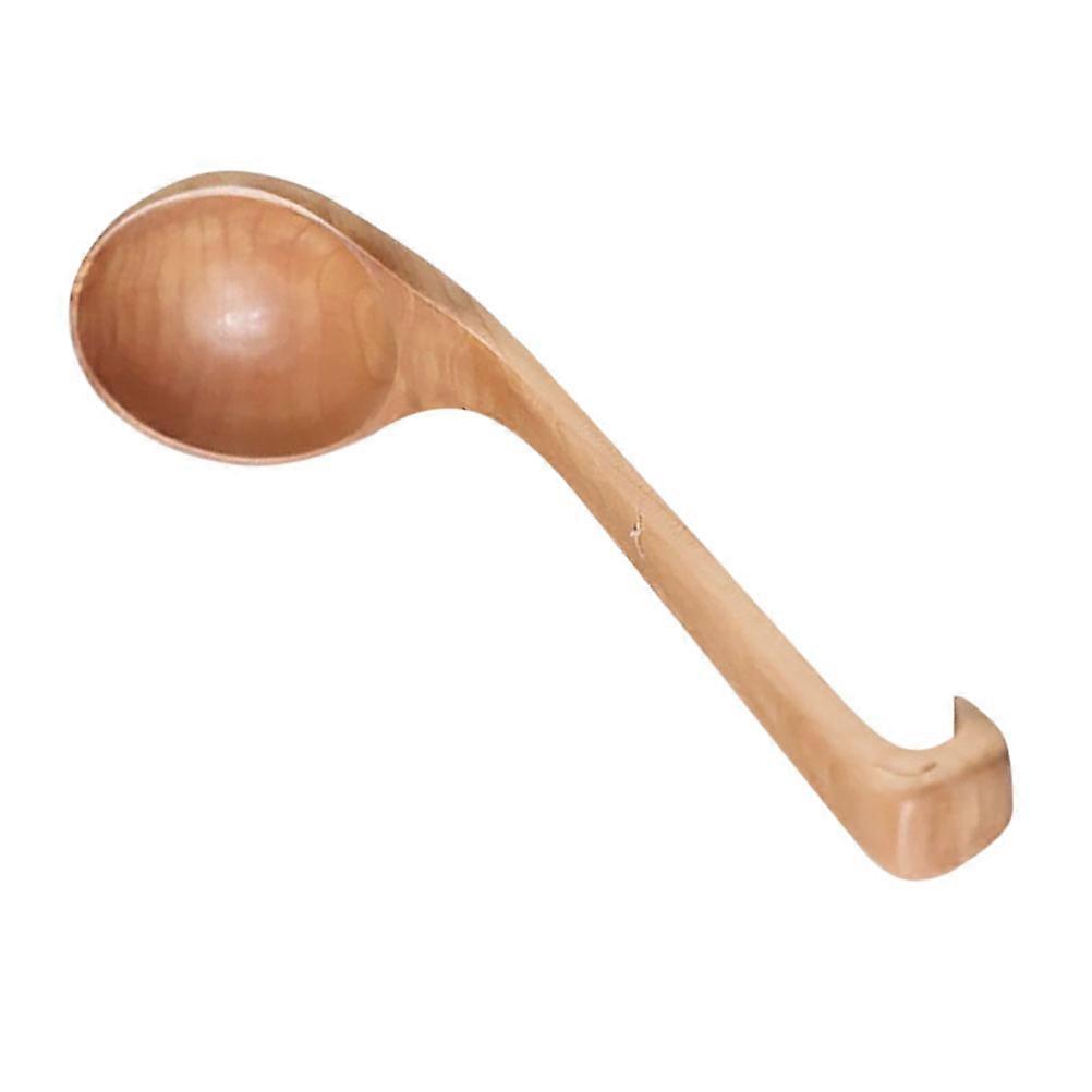 Wooden Soup Ladle Set for Kitchen 3Pcs Japanese Long Handle Serving Spoon