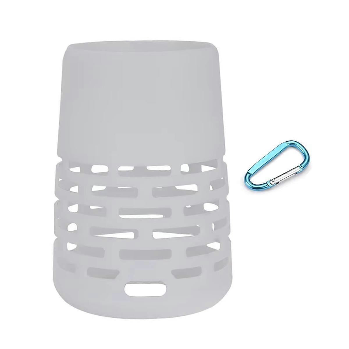Portable Speaker Carrying Travel Case Anti-Slip Speaker Protective Cover with Carabiner for SoundLin