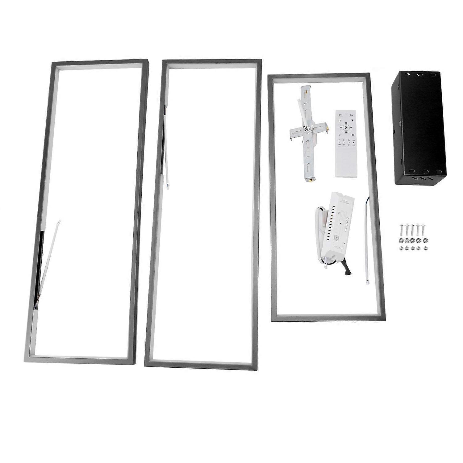 Feature:
1. CEILING LIGHT DESIGN: Minimalist rectangular design makes your room more stylish and spa