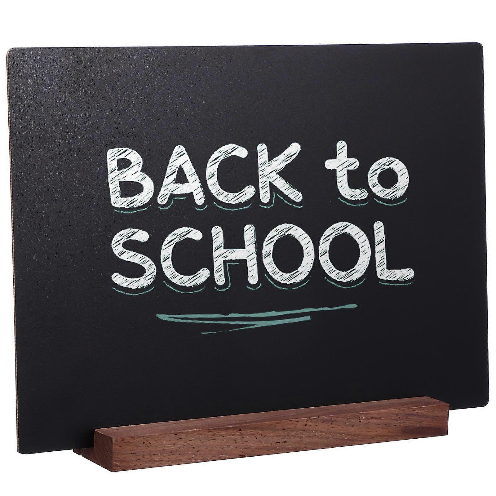 Tabletop Mini Blackboard Sign Board 5Pcs With Stand Ideal For Event Displays And Menu Presentations Lightweight And Portable