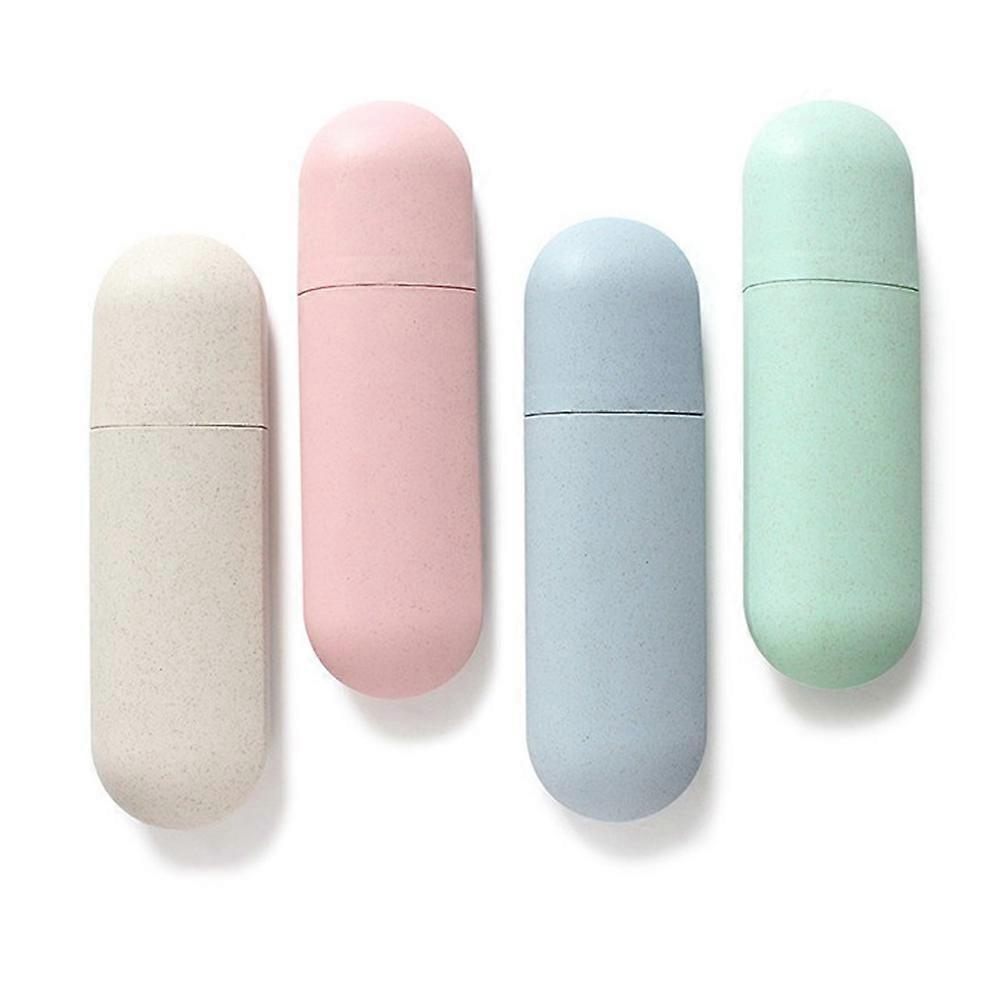 Toothbrush Case And Toothpaste Storage 2Pcs Nordic Pink Ideal For Daily Use And Travel Offering Versatile Storage Solution