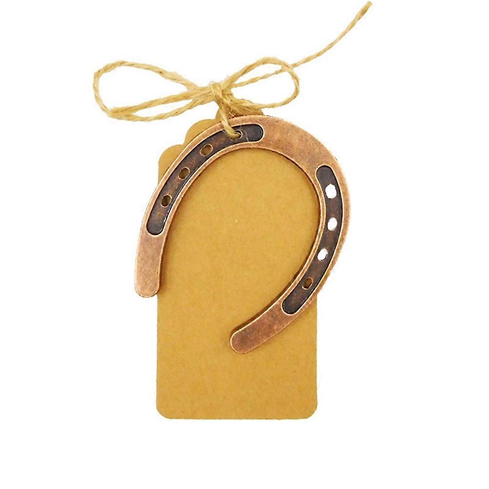 Portable Horseshoe Wedding Favor for Party Use with 10Pcs Tags