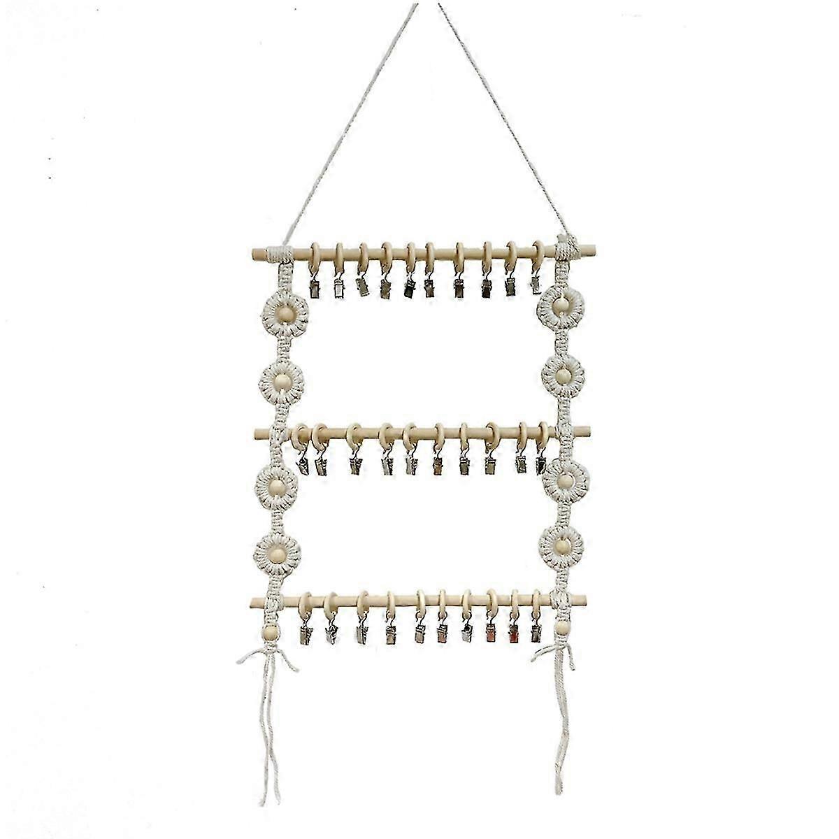 Girls Organizer Headband Holder - Multi-Layer Wall Mount Rack