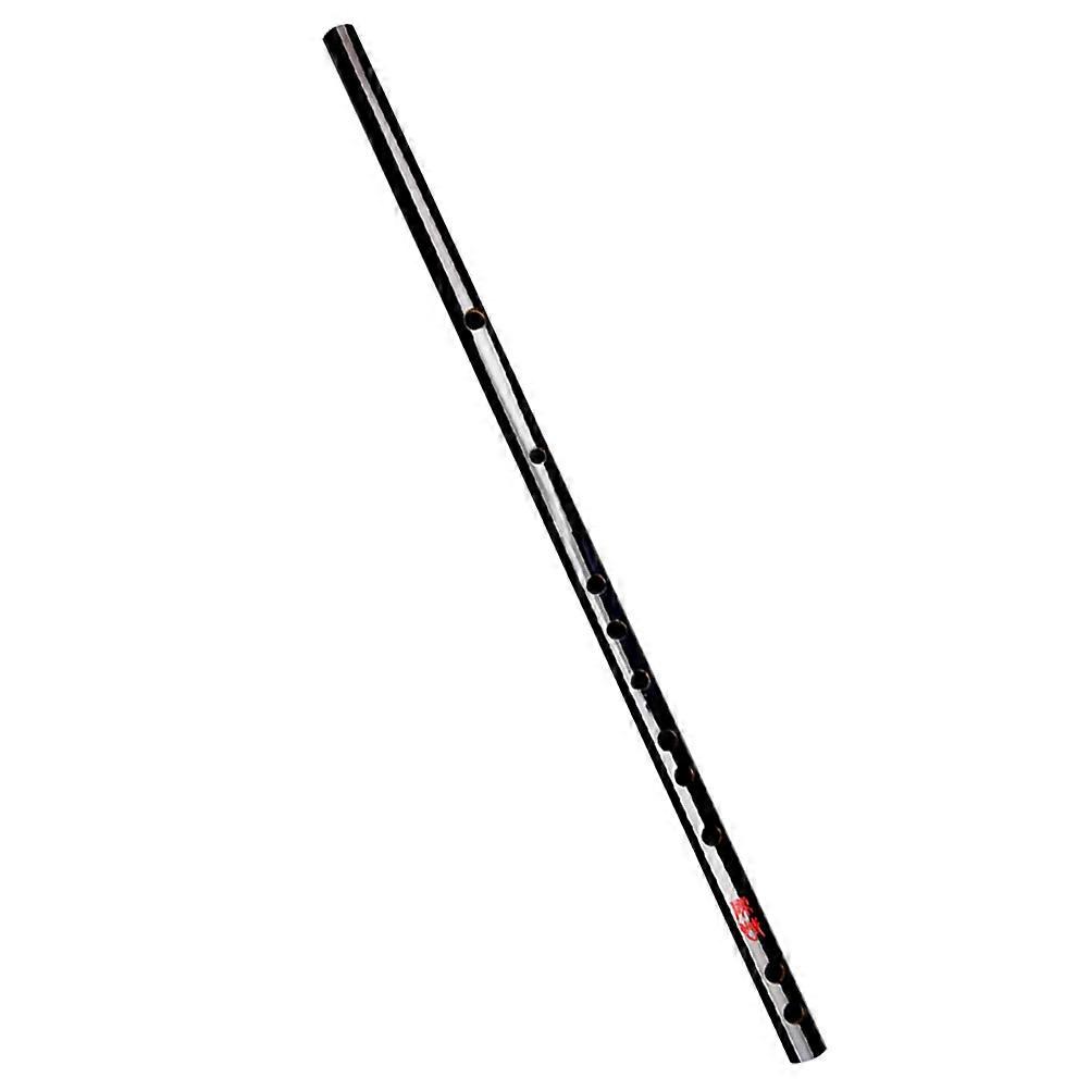 Bamboo Flute Chinese Flute Musical Instrument Beginner Practice Black Bamboo Material Function 1Pack