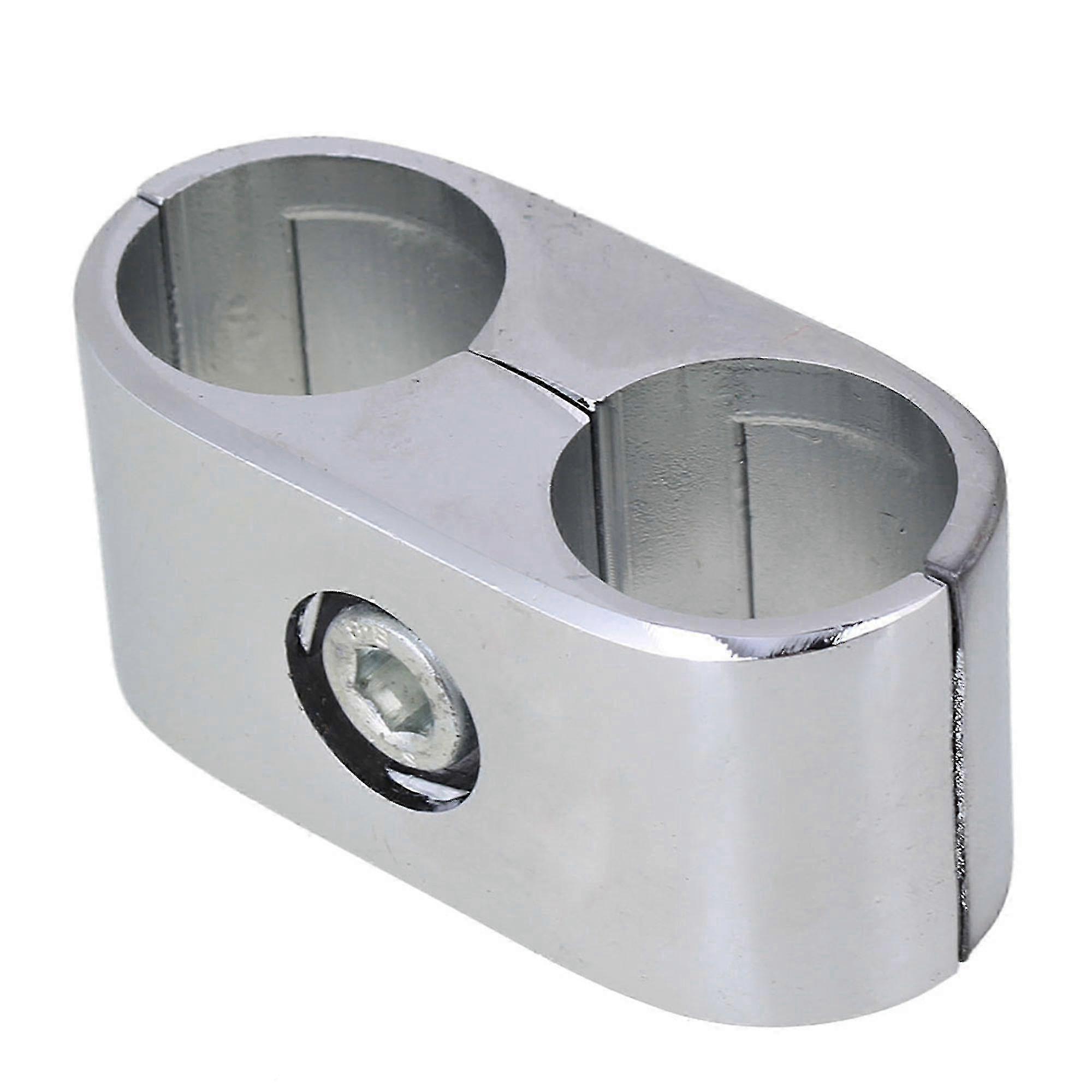 Pipe Connectors 25mm Id Display Rack Clamp Fittings Scaffold Composite Dual Tube Connector