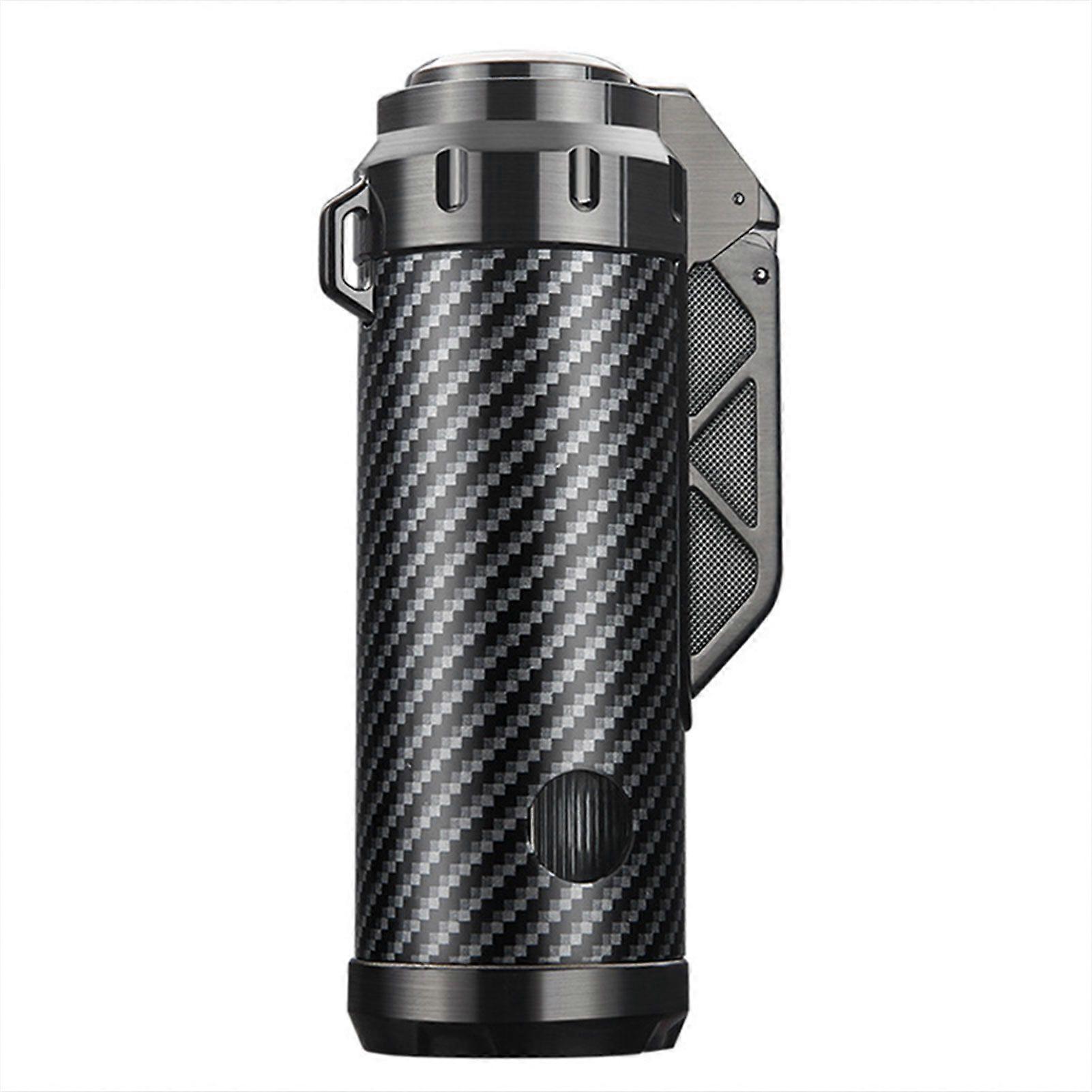 Premium Metal Cigars Accessories Windproof Refillable Butane Lighters Kitchen Tool