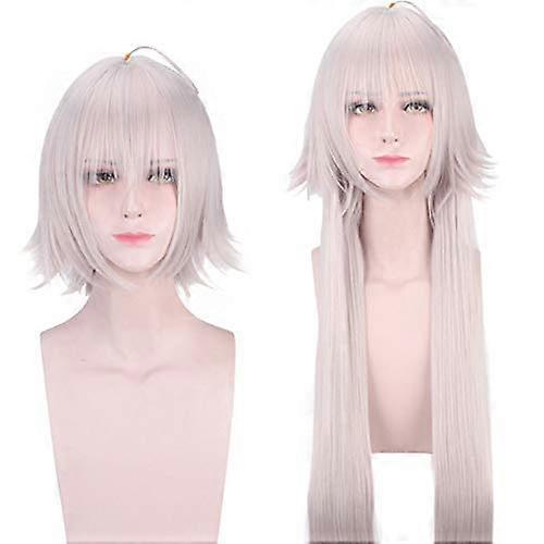 Cosplay Wig For FGO Joan Of Arc Fate Grand Black Long Hair Version And Short Hair Version