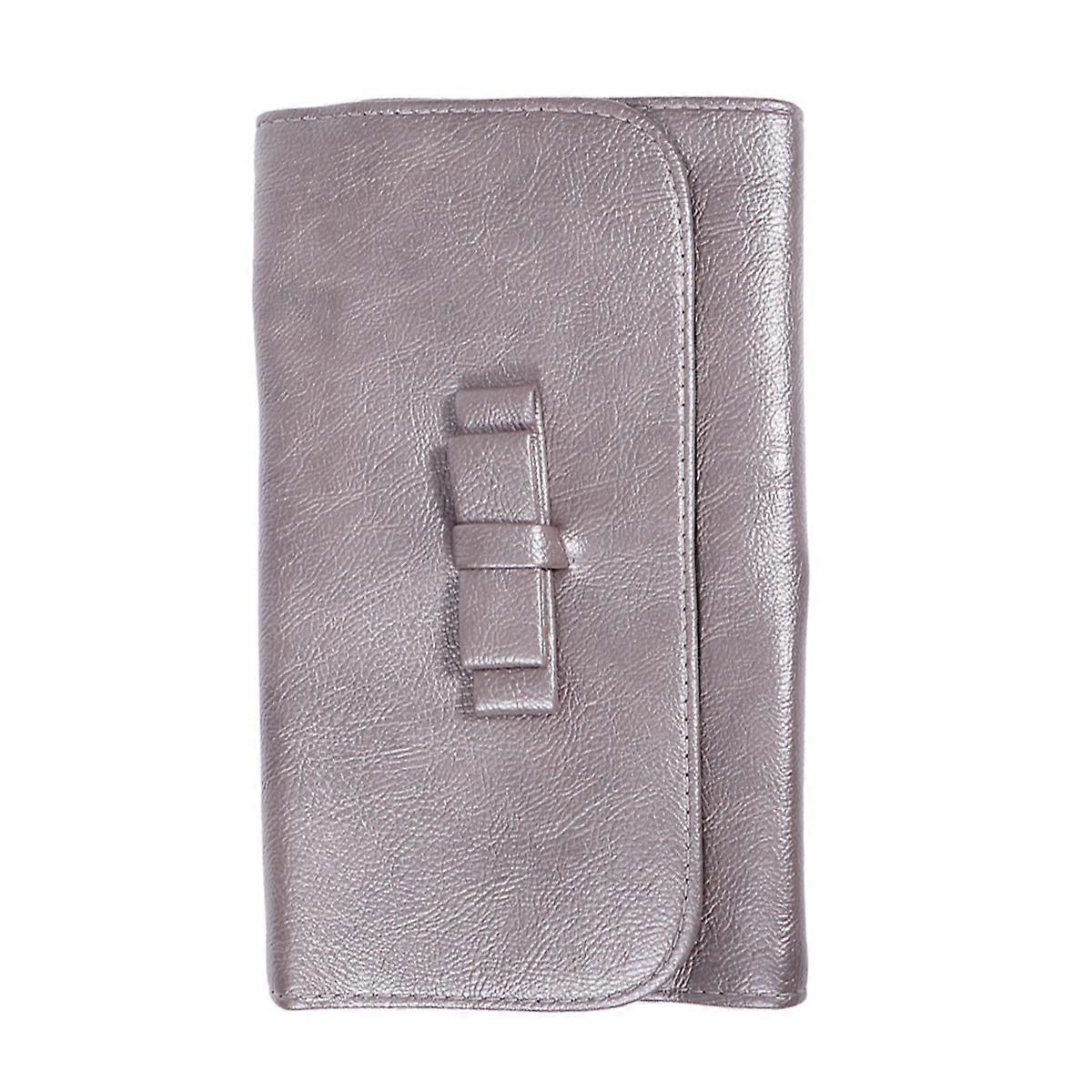 Travel Makeup Brush Case Foldable Organizer Storage for Home Use Rectangular Shape 1Pcs