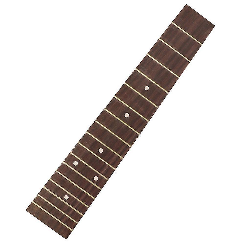 5Pcs Ukulele Fingerboard Wood Fretboard Suitable For Live Performances Improves Musical Skills Light Brown