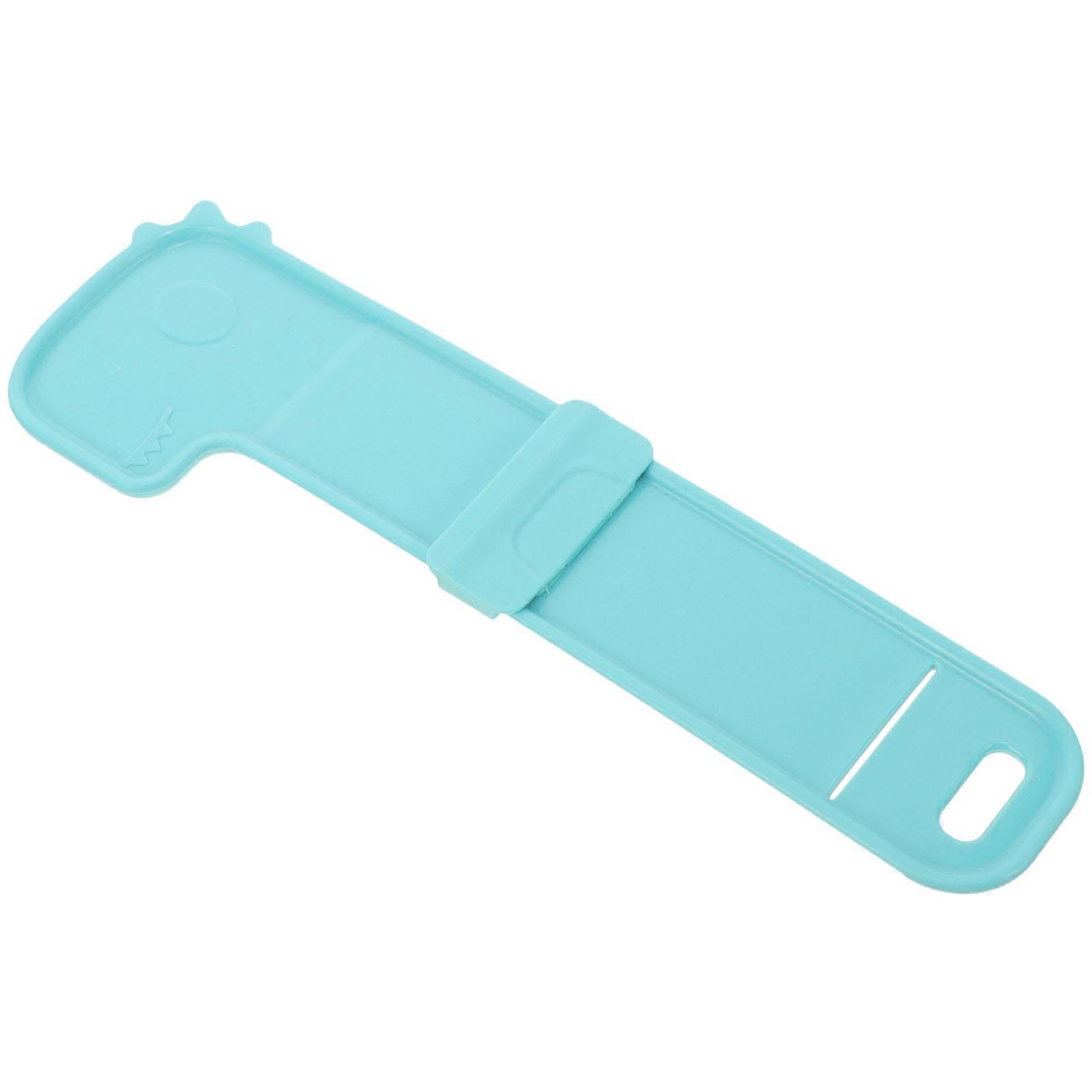 Convenient Pet Feeding Spoon for Feeding Cats Durable Plastic Sky-Blue