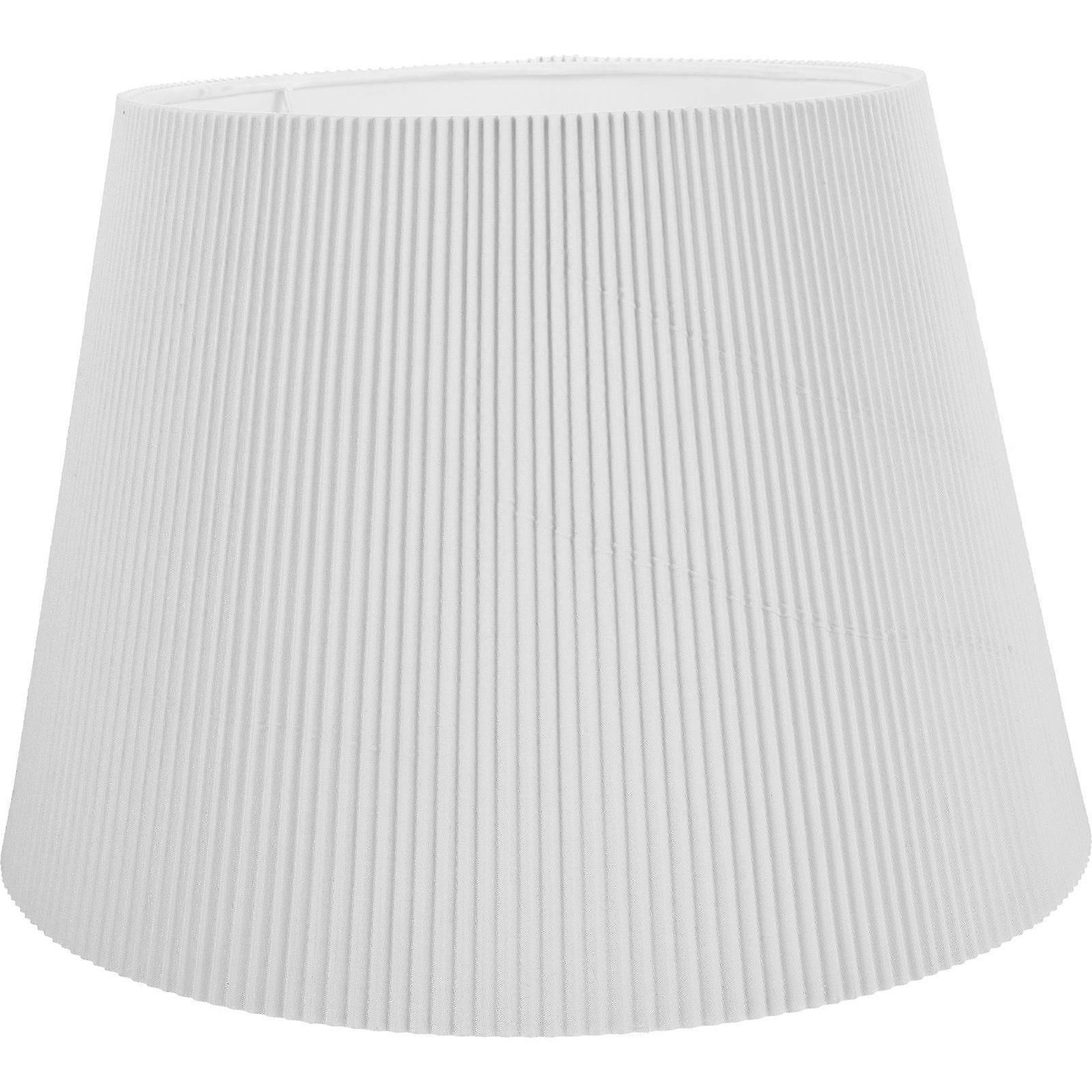 Stylish White Cloth Lampshade For Floor Lamp And Table Lamp In Elegant Style With Light Diffusion 1Set