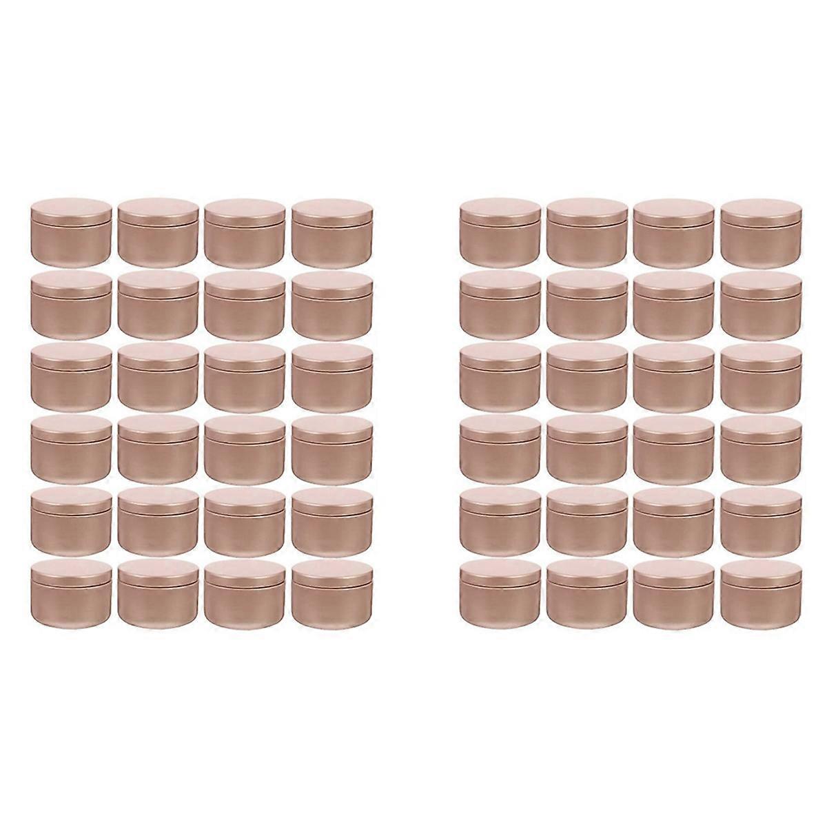 24 Pcs Candle Jar Decorative Labels Empty Storage Tins Candle Tin, C