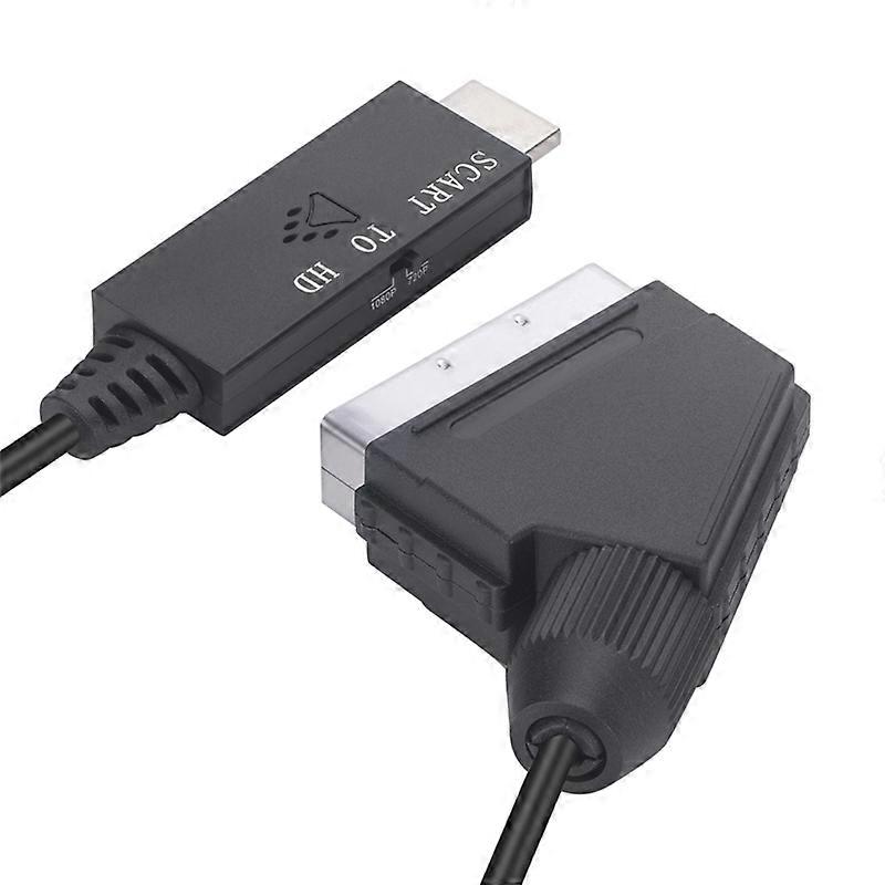 SCART to -Compatible Converter Computer Projection to Tv Adapter