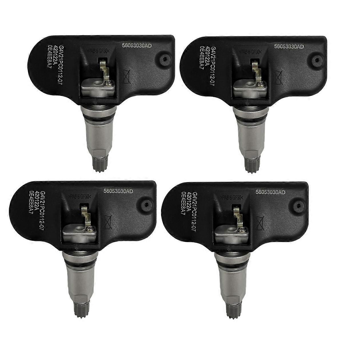 4Pcs TPMS Tire Pressure Sensor Tyre 433Mhz for 