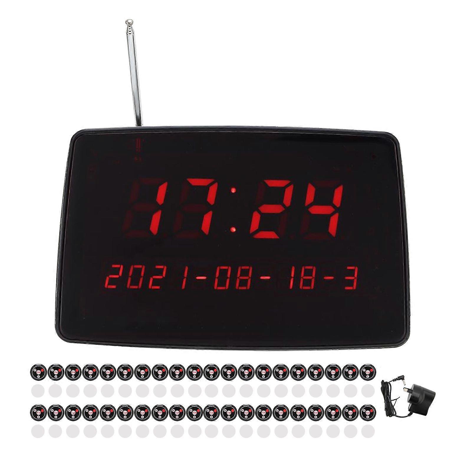 Restaurant Pager System Support 400 Pagers RF Wireless Technology Waterproof Adjustable Volume Wireless Calling System 110240V AU Plug