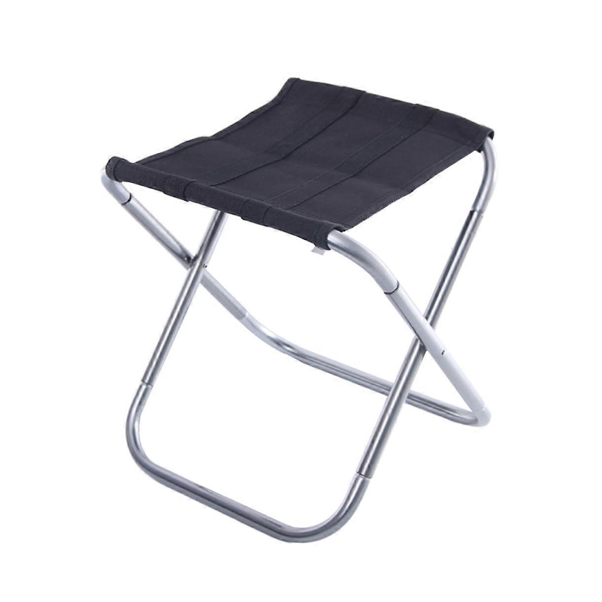 Portable Folding Stool Aluminum Alloy Camping Chair For Outdoor Use Lightweight Easy Setup Fishing Picnics Travel