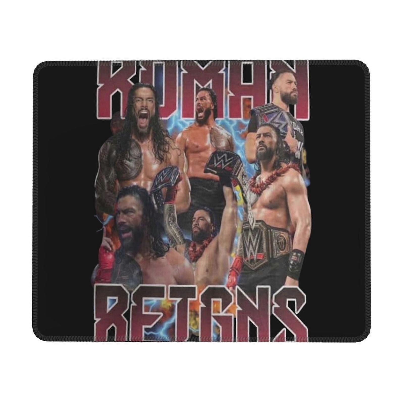 Roman Reigns Rubber Lock Edge Mouse pad, Office Desk pad, Writing pad, Multi Code Game pad Mouse Pads for Computers Laptop Mouse Mouse Pad