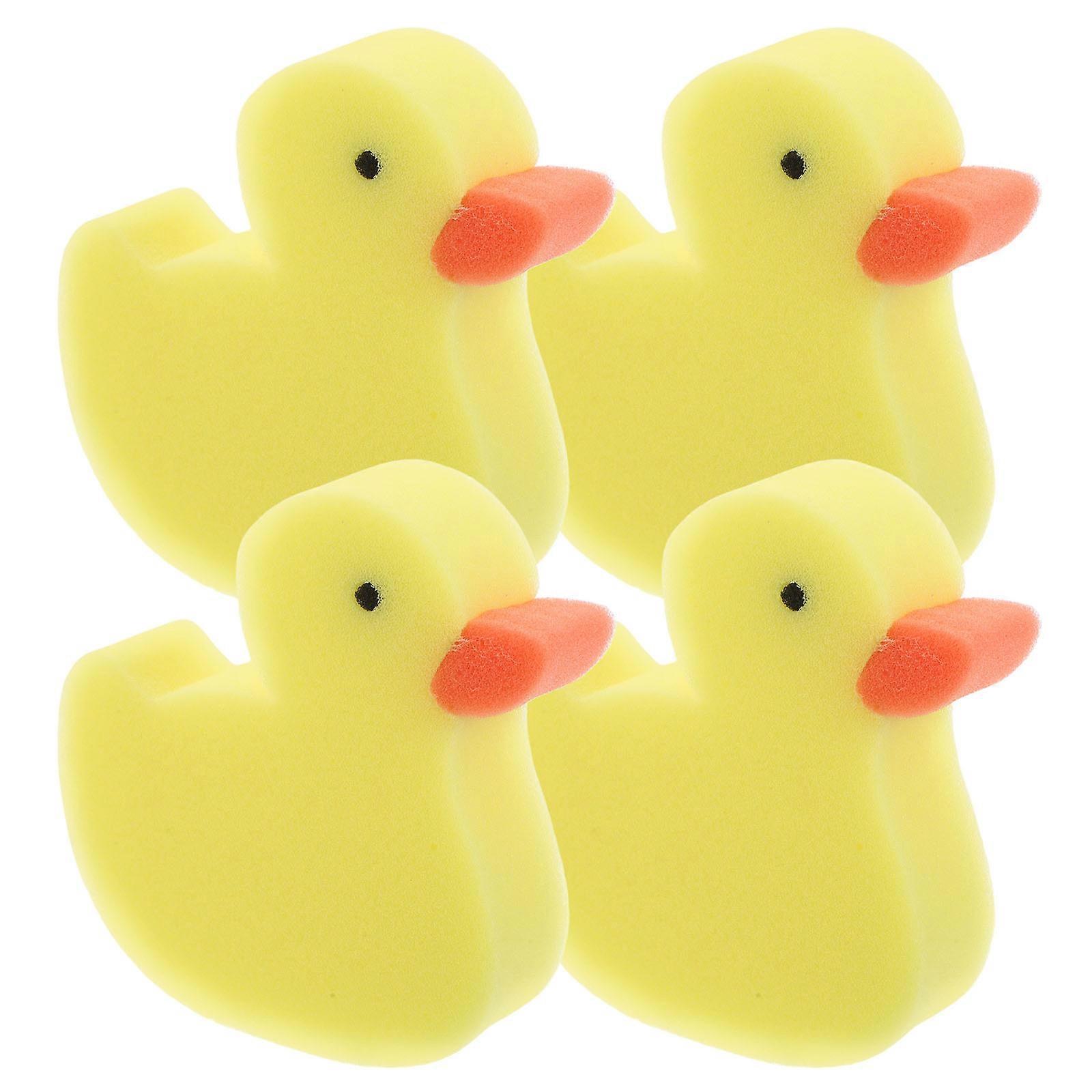 Soft Sponge Bath Sponge for Kids Cute Duck Shape 12Pcs Collection