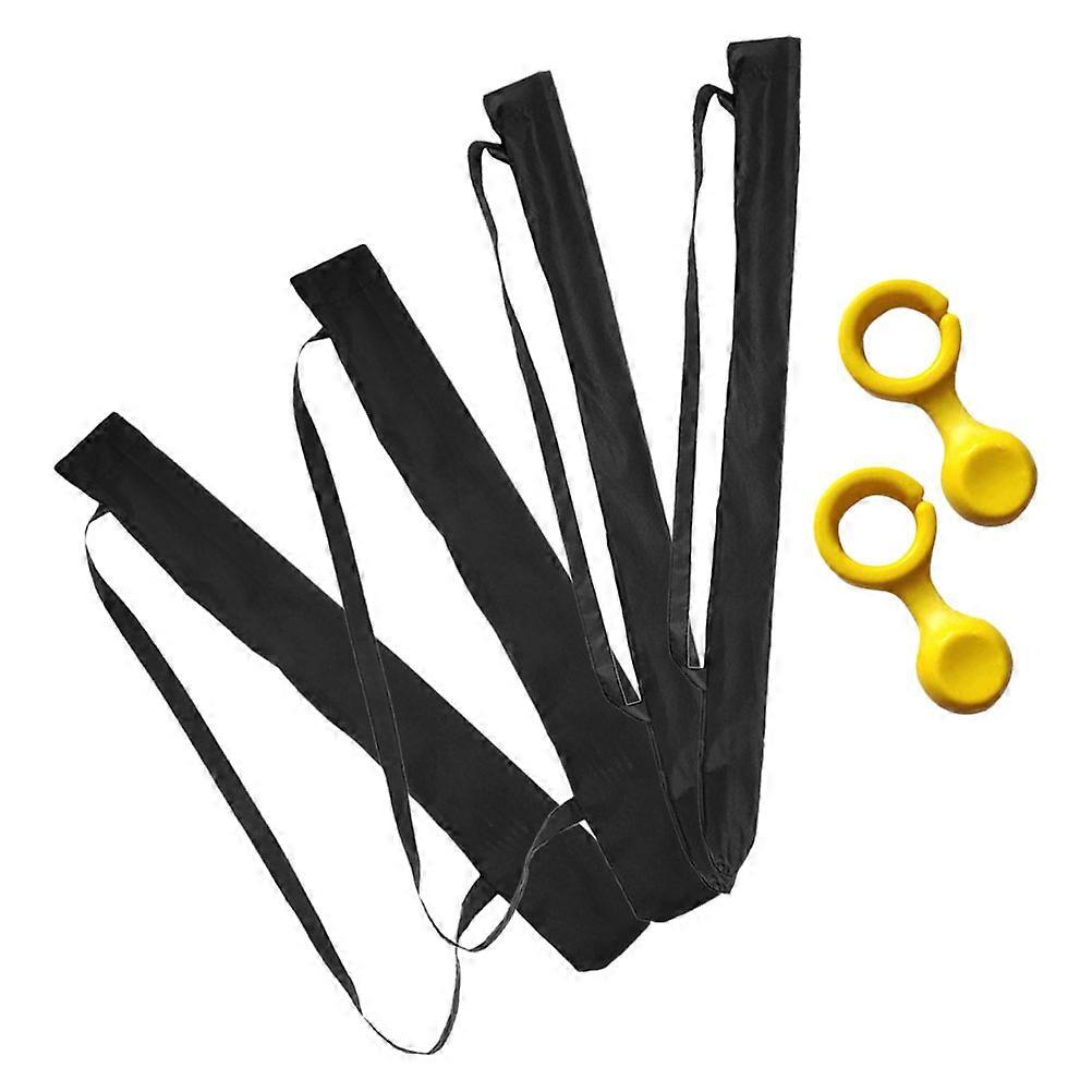 Black Long Handle Umbrella Bag for Protection 2Sets with Plastic Material
