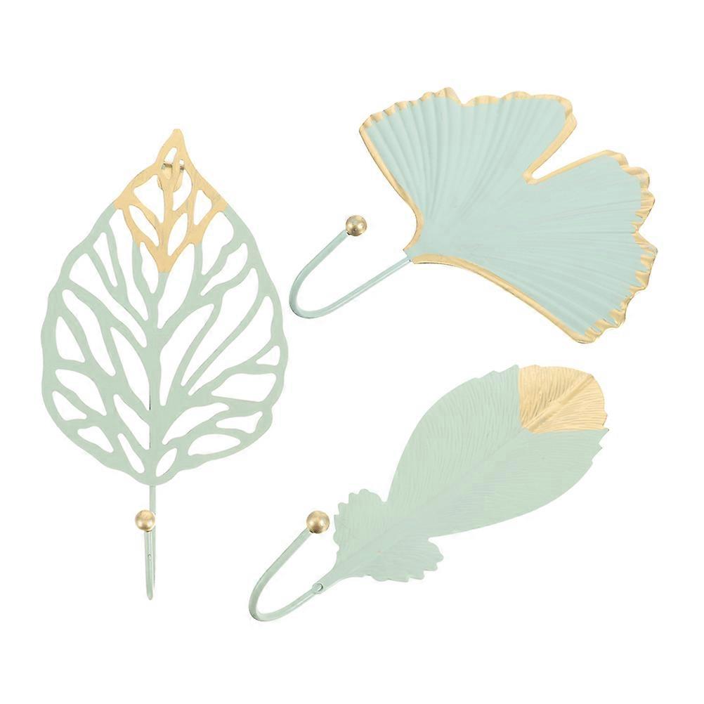 Coat Hooks Wall Mounted Leaf Shape Hooks for Hanging 12Pcs