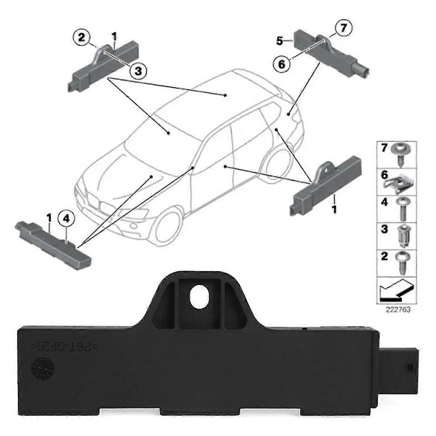 Keyless Entry Antenna Template for Car 65209220832 9220832 DB0004 Suitable for BMW B48 Keyless Entry
