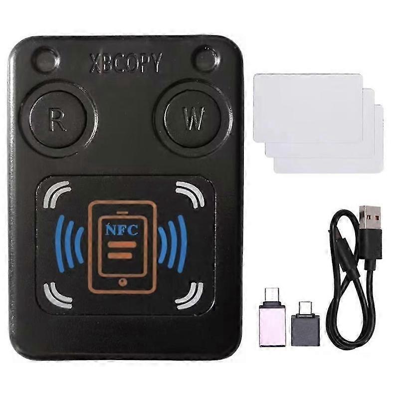 NFC RFID Smart Chip Card Reader Copier+3XCUID Card IC 13.56Mhz ID 125Khz 250Khz 375Khz RFID Token Cl