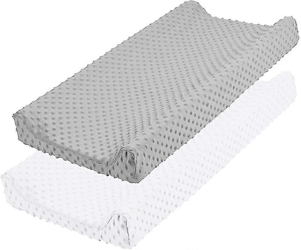 2 Pack Changing Pad Covers for Changing Table Top (Style F)
