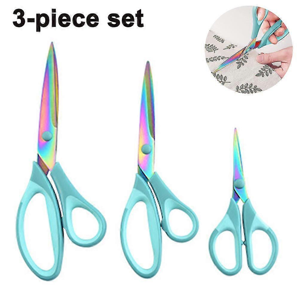 Titanium Scissors Set For Sewing, Arts, Crafts, Office