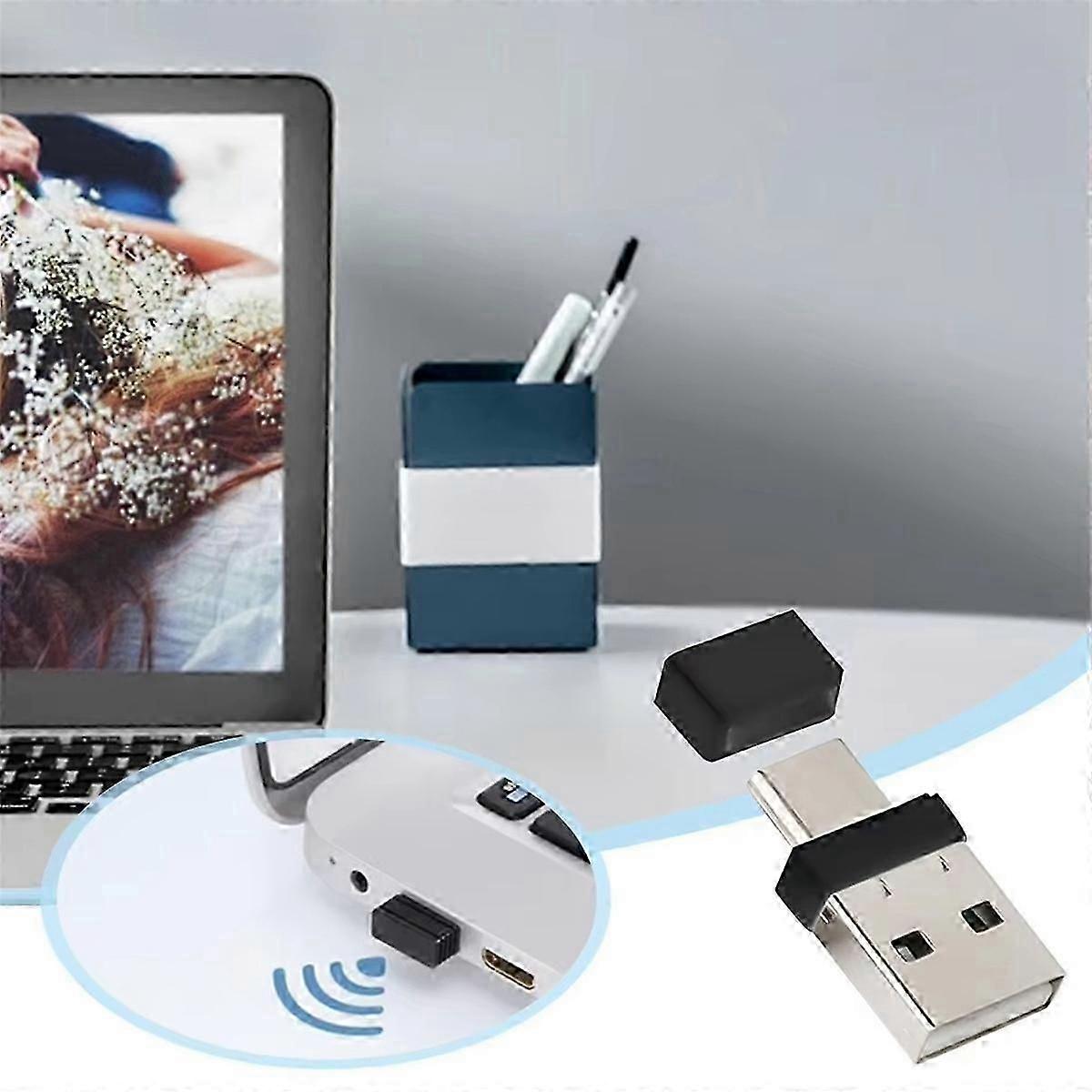 2pcs Mouse Jiggler Undetectable Automatic Mover USB Type C Undetectable Shaker Driver-Free for Compu