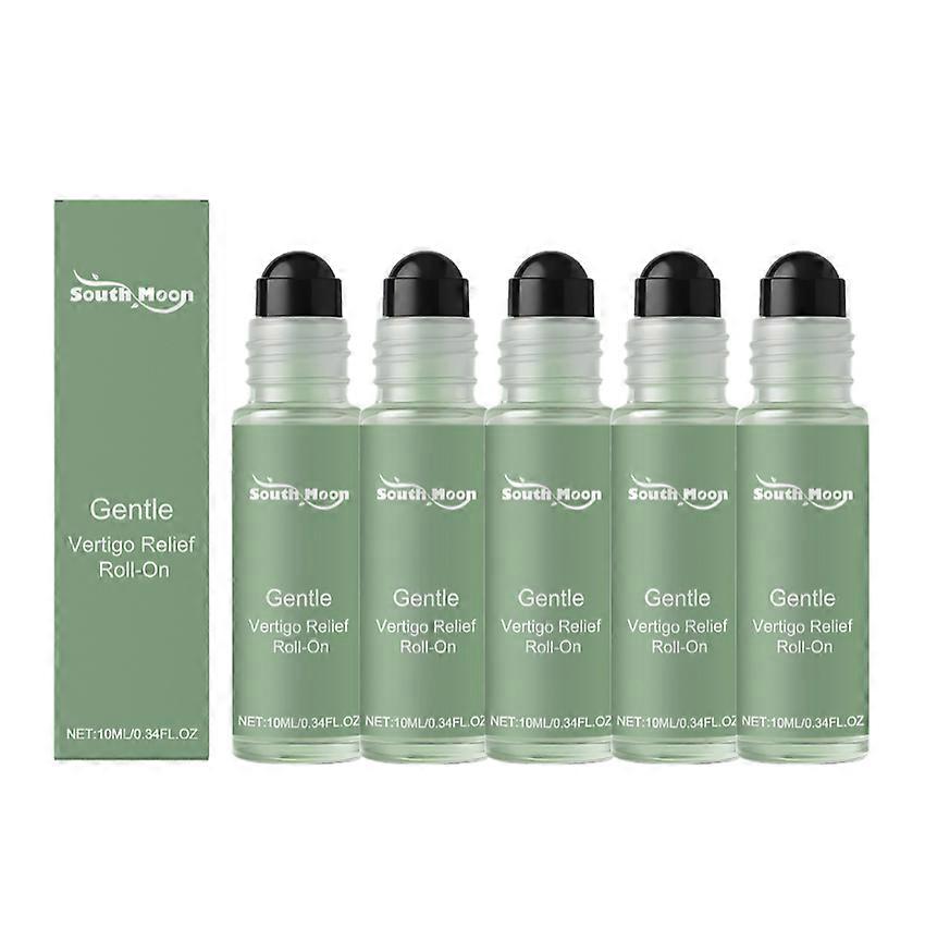 1-5x Anti-Dizzy Roll-On, Vertigo Ease Roller 10ml, Natural & Fast-Acting Essential Oils for Vertigo and Dizziness Support