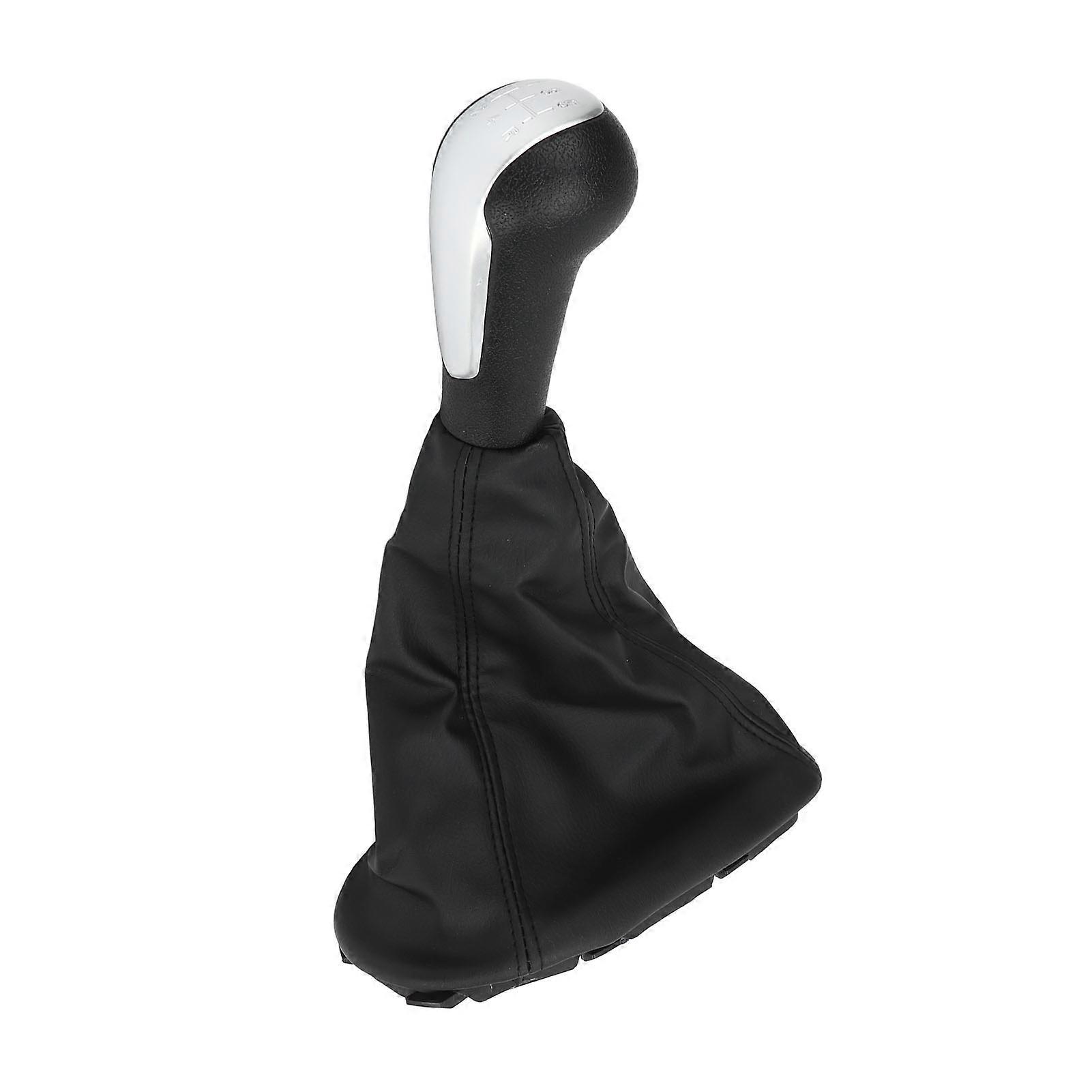 Gear Shift Knob Cover Kit with Shift Knob Boot Dust Cover Repalcement for Chevy Spark 