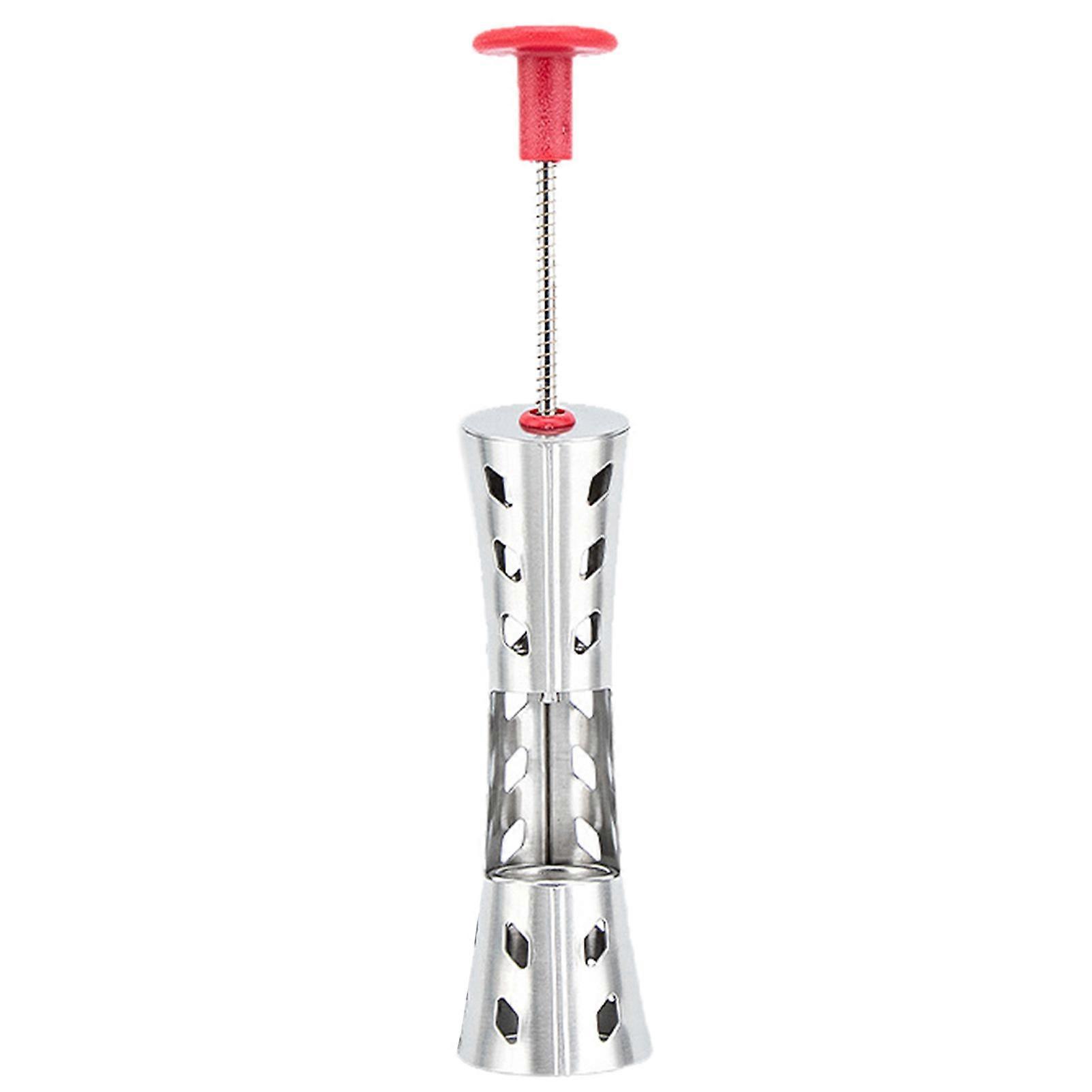 Hesroicy Fruit Corer - Durable, Effortlessly Remove Jujube Pits, Stainless Steel, Press Type Red Date Corer - for Home