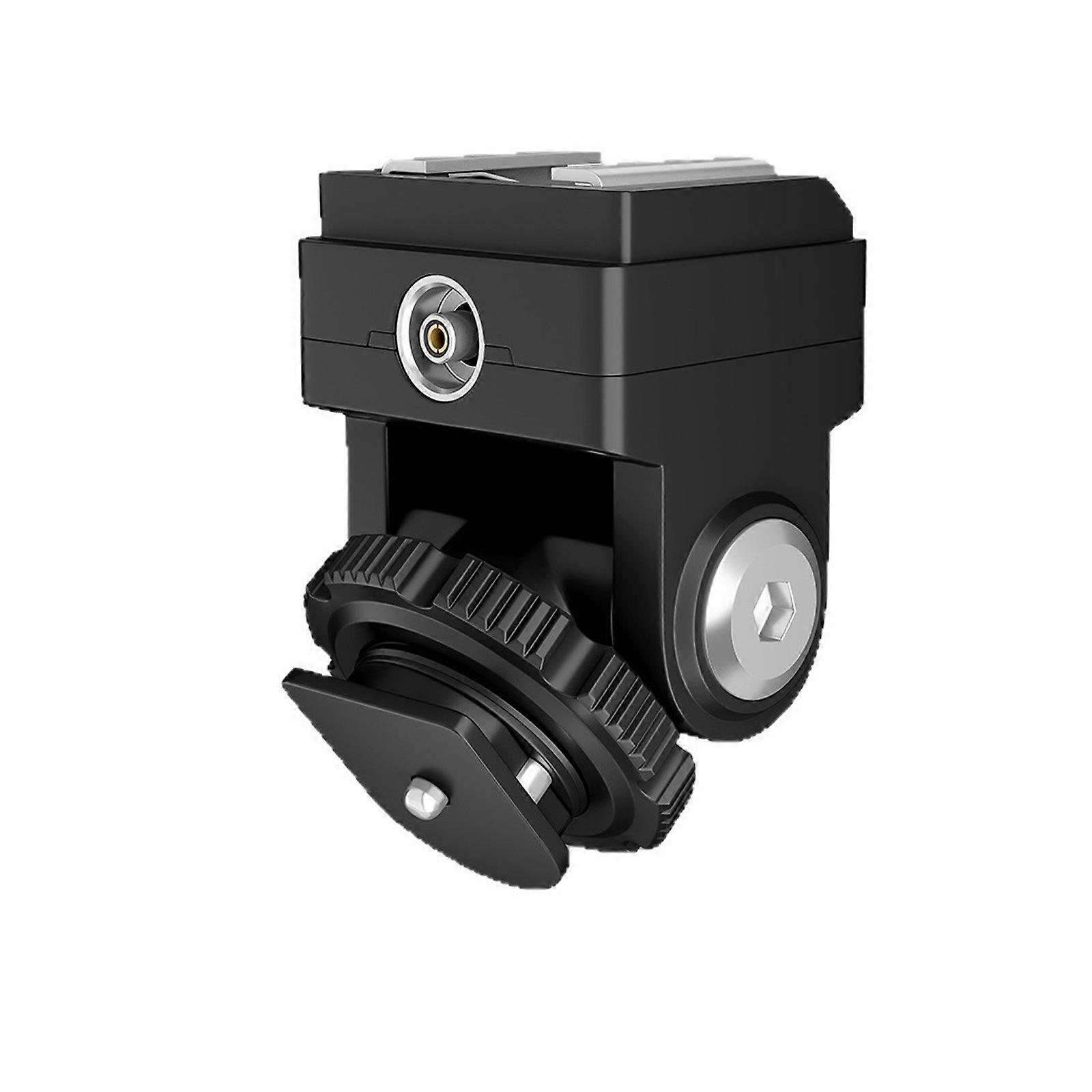 Universal Hot Shoe Flash Mount With 180°Swivel Adjustment PC Syncing Port For Professional Camera Lighting Setups Multicolor