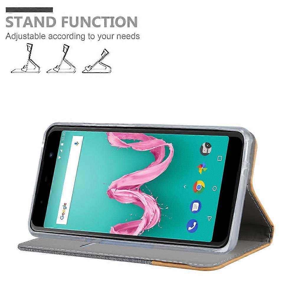 WIKO LENNY 5 Protective Cover - in jeans look and stand function