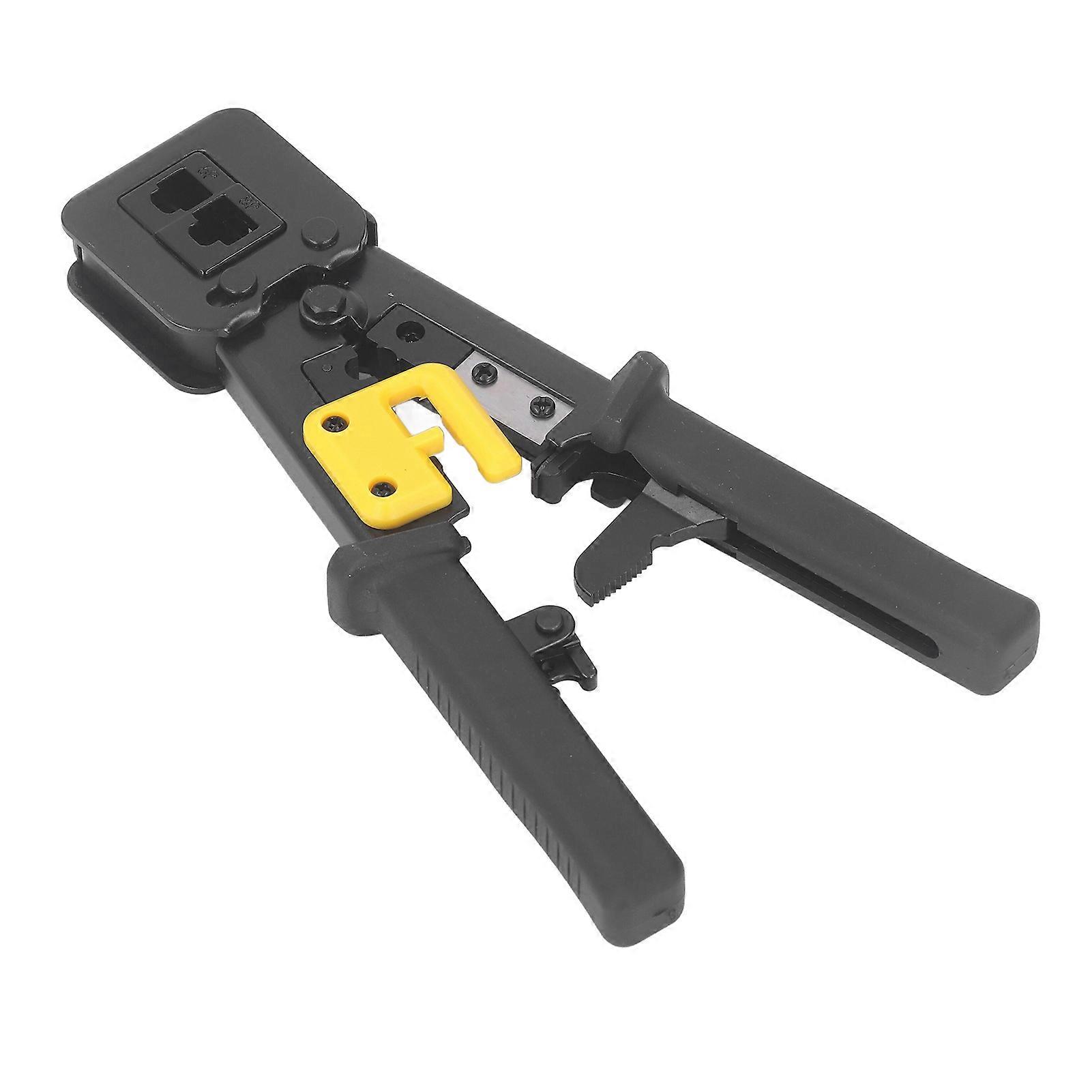 Network Crimping Plier 6P 8P Crystal Head Ratcheting Wire Terminal Crimper Wire Crimper Tool