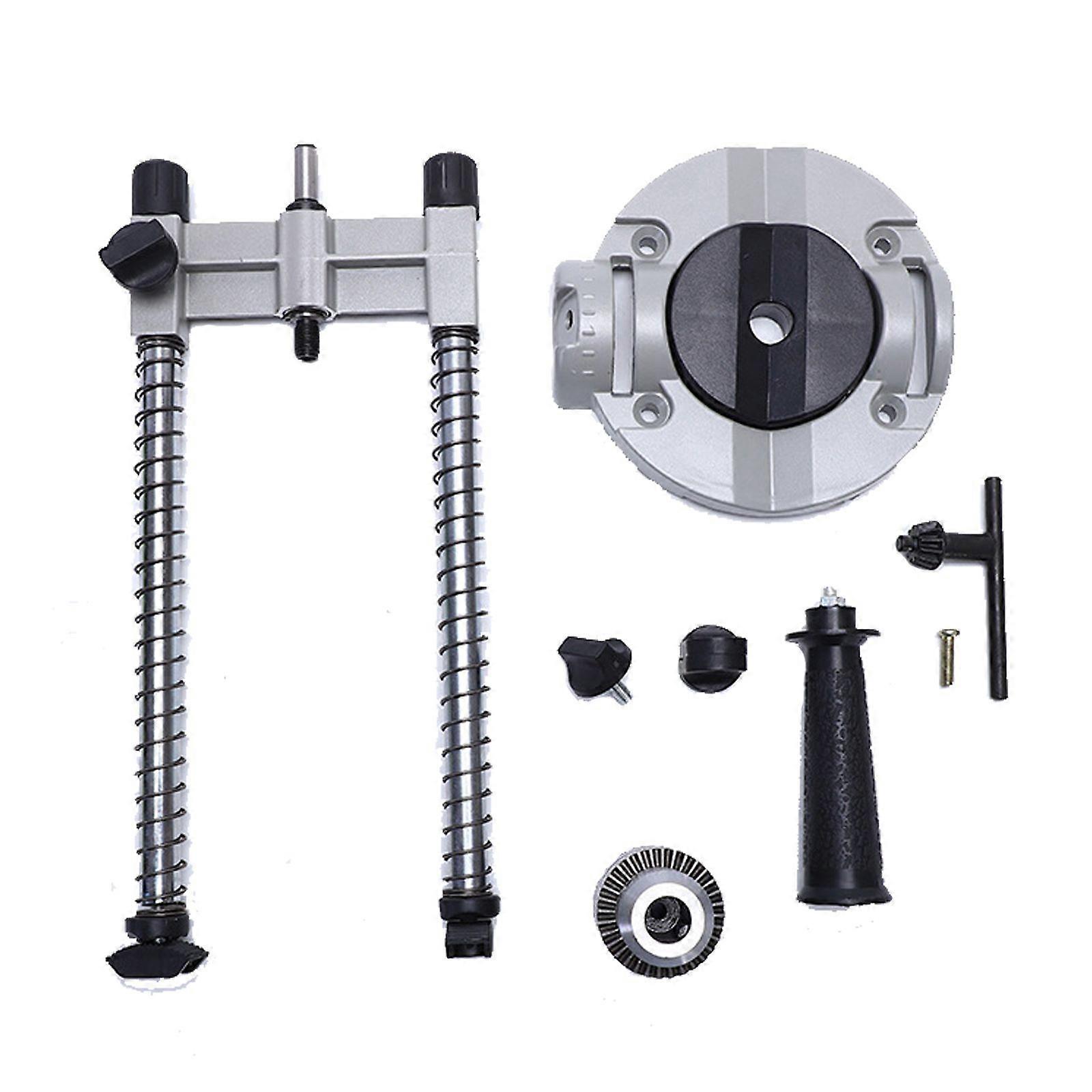 Stable Clamp Base Frame Holder Bracket with Chuck Drill Holder Stand 45-90