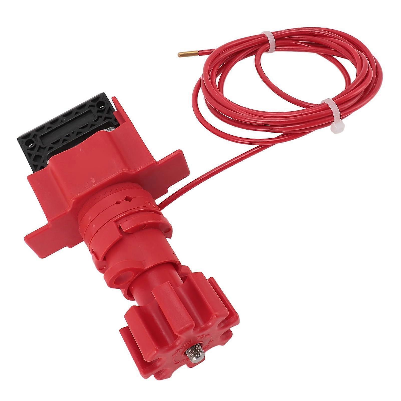 Ball Valve Lockout Device Nylon Multifunctional Locking Mechanism With Steel Cable For Gate And Ball Valves