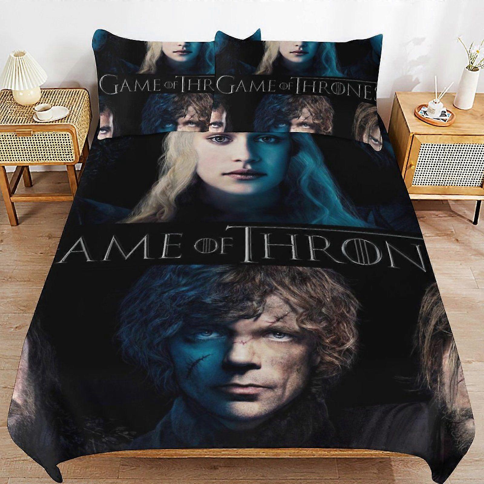 u230 Game of Thrones Daily Comfort Soft Durable Zipper Structure Comfortable Fabric Duvet Cover Sets Sleeping Essentials n230