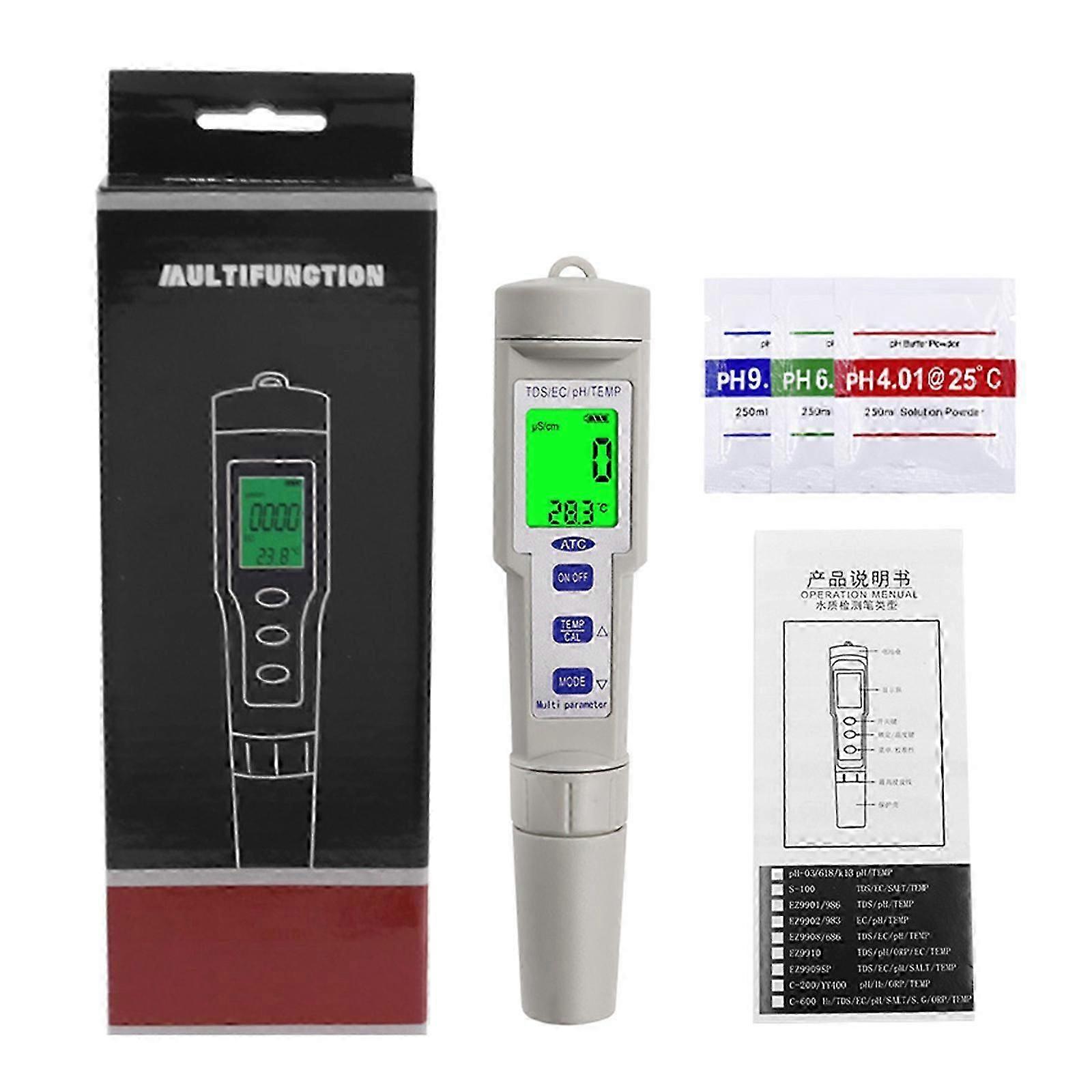 Versatile pH Meter High Accuracy Digital Tester Portable Testing Pen Simple Operation compatible Water & Food Testing Durable Myi