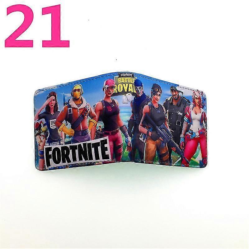 Fortnite Wallet Pu Leather Bi-fold Coin Wallet #21
