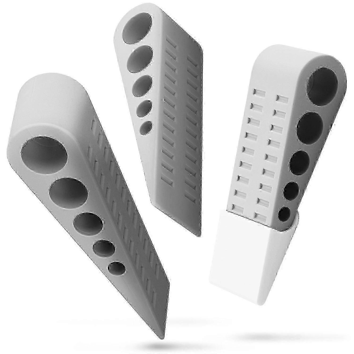 Door Stopper [3 Pack], Anti-slip Rubber No Fixing Perfect For Flooring And Laminate Surfaces - Non-toxic And Odorless Door Stopper Tile, Carpet,